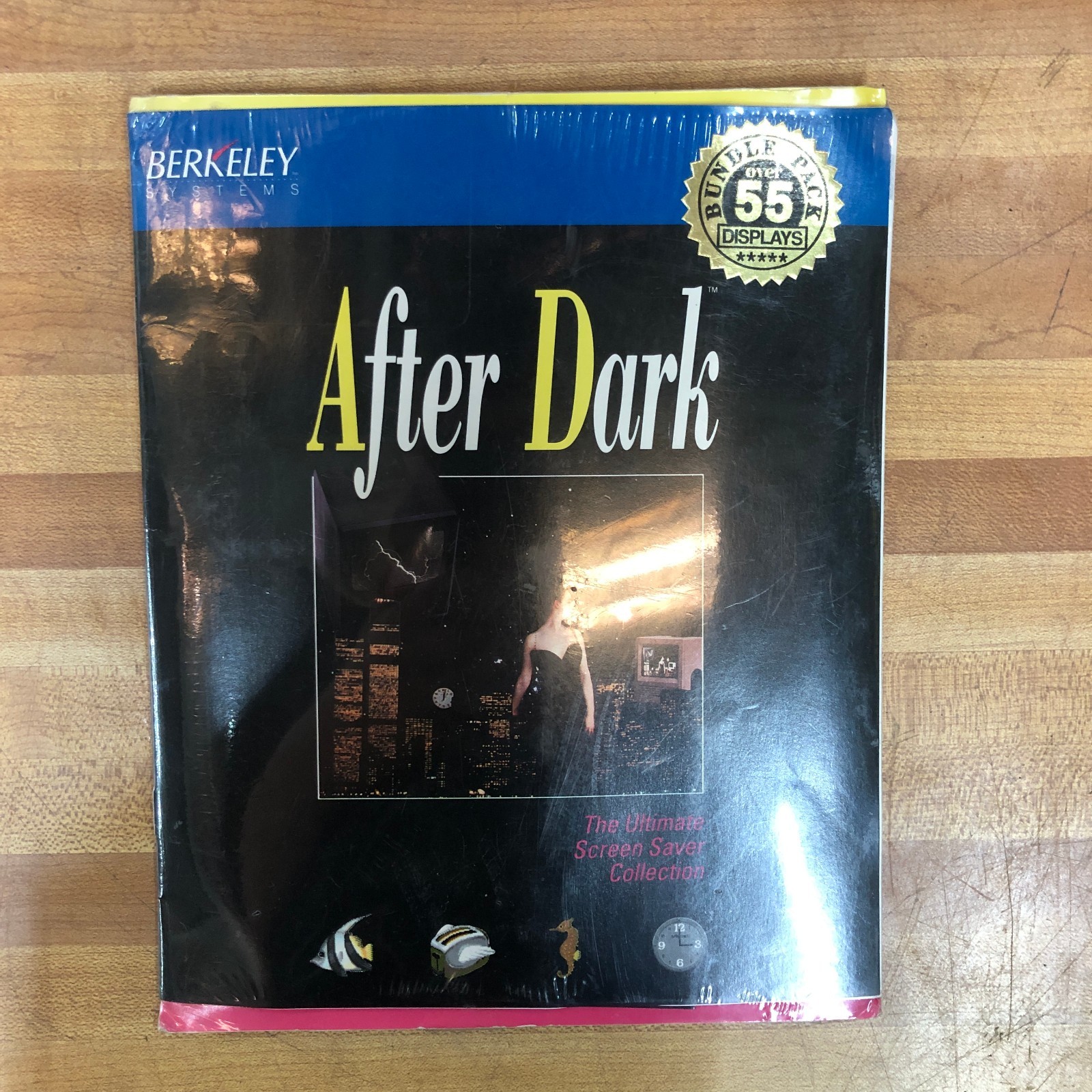 After Dark 2.0 Macintosh Big Box Screensaver 1990 CIB Berkeley Floppy VTG SEALED