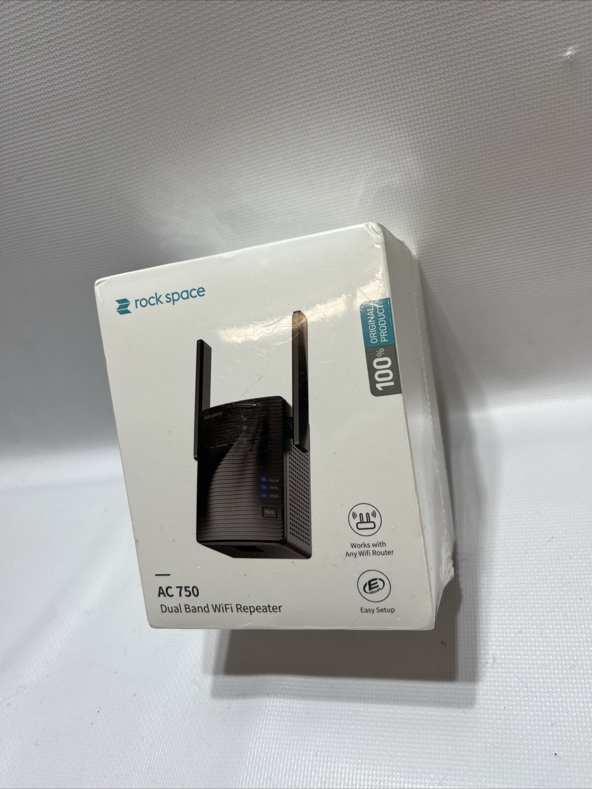 Rock Space AC 750 Dual Band WiFi Repeater Extender - Sealed - 