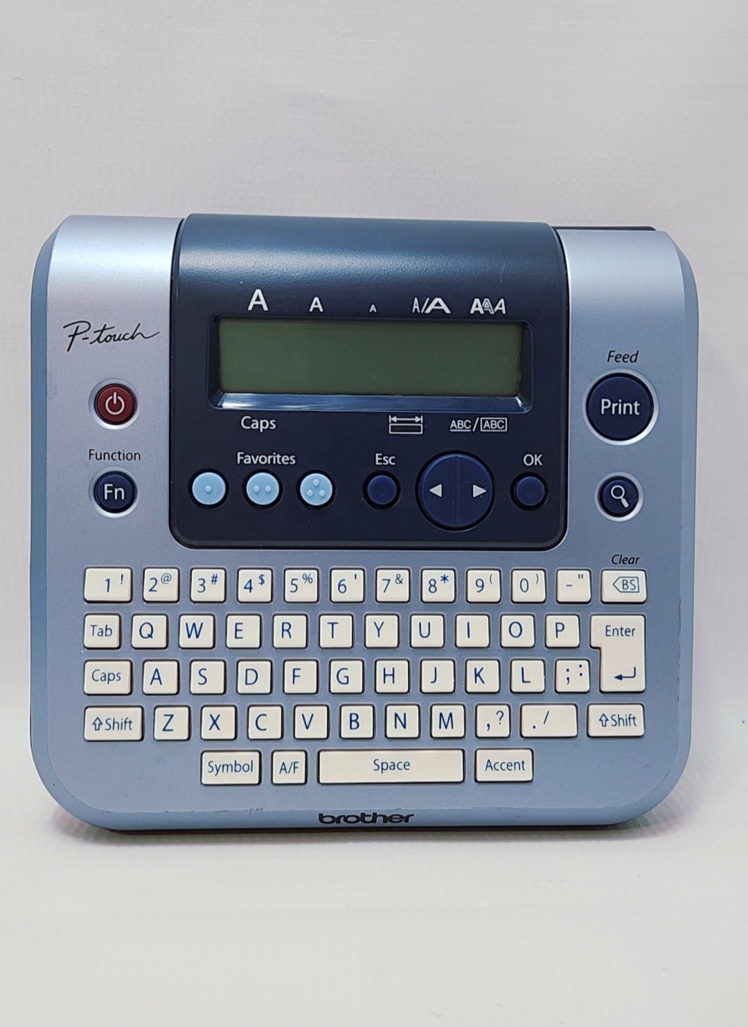 Brother P-Touch Label Maker Printer Model PT-D210 Battery Powered NO AC Adapter