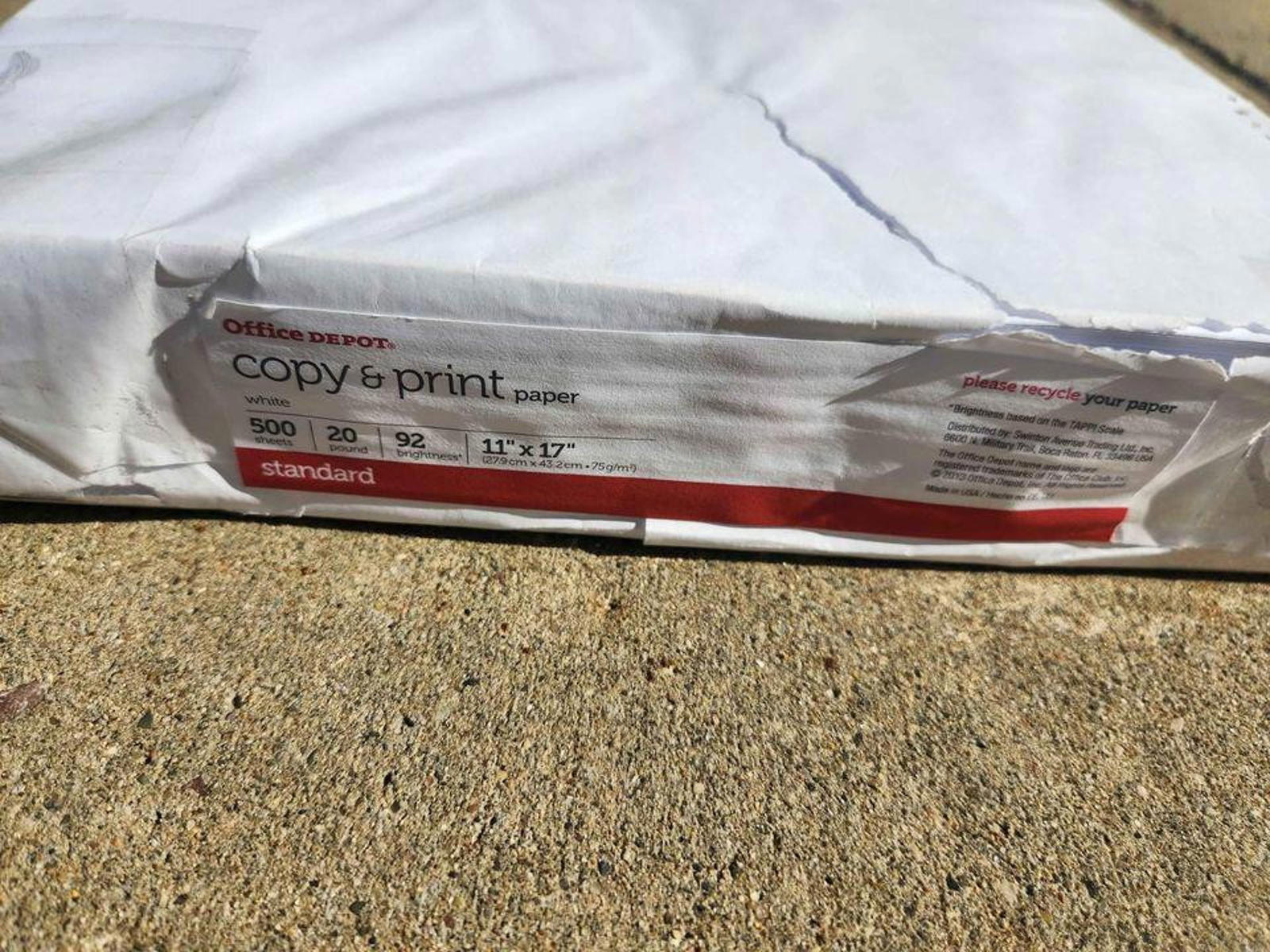 Copy Printer Paper 11 x 17 | Staples - 500 Quanitity - 20 Pounds - Lot of 3