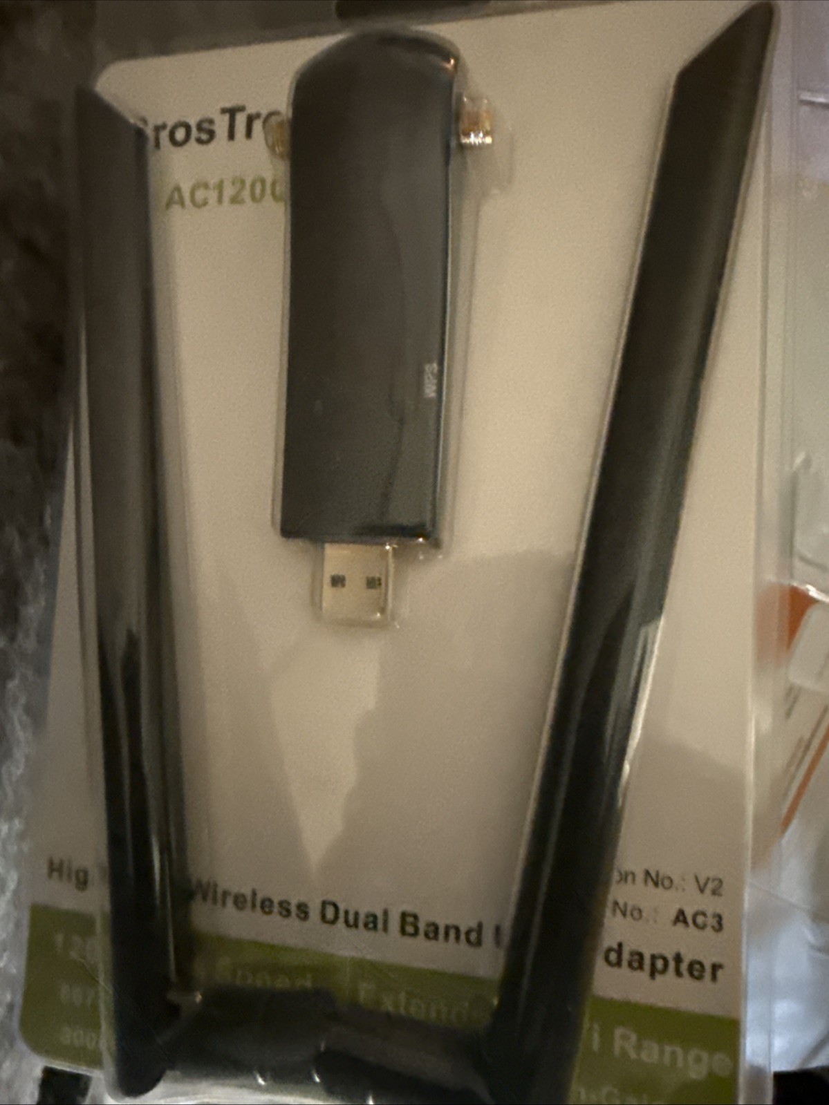 Bros Trend Wireless Dual Band USB Adapter AC1200 AC3 New