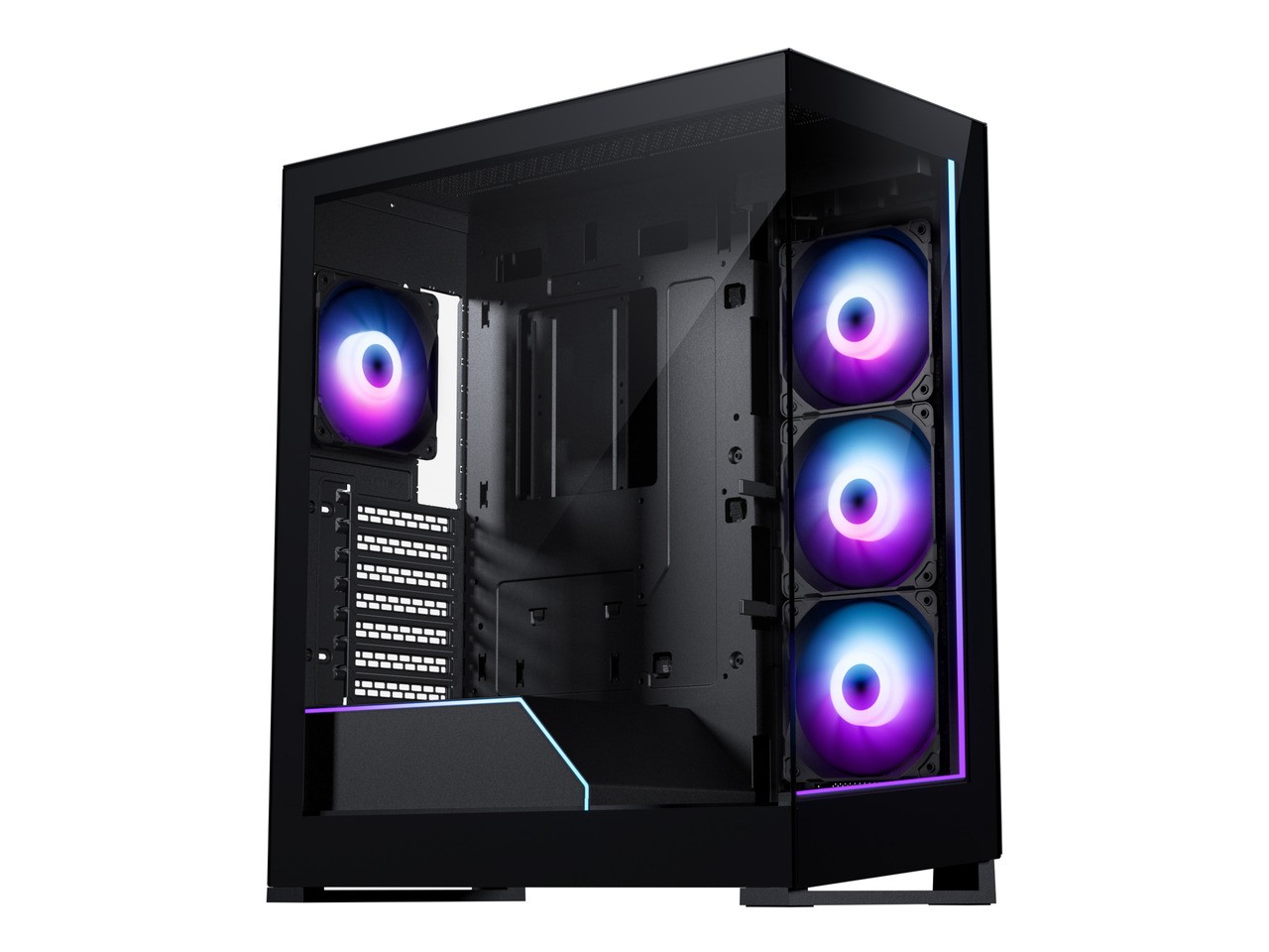 Phanteks NV5S Showcase Mid-Tower ATX PC Case, 4 x M25-120 ARGB Fans,