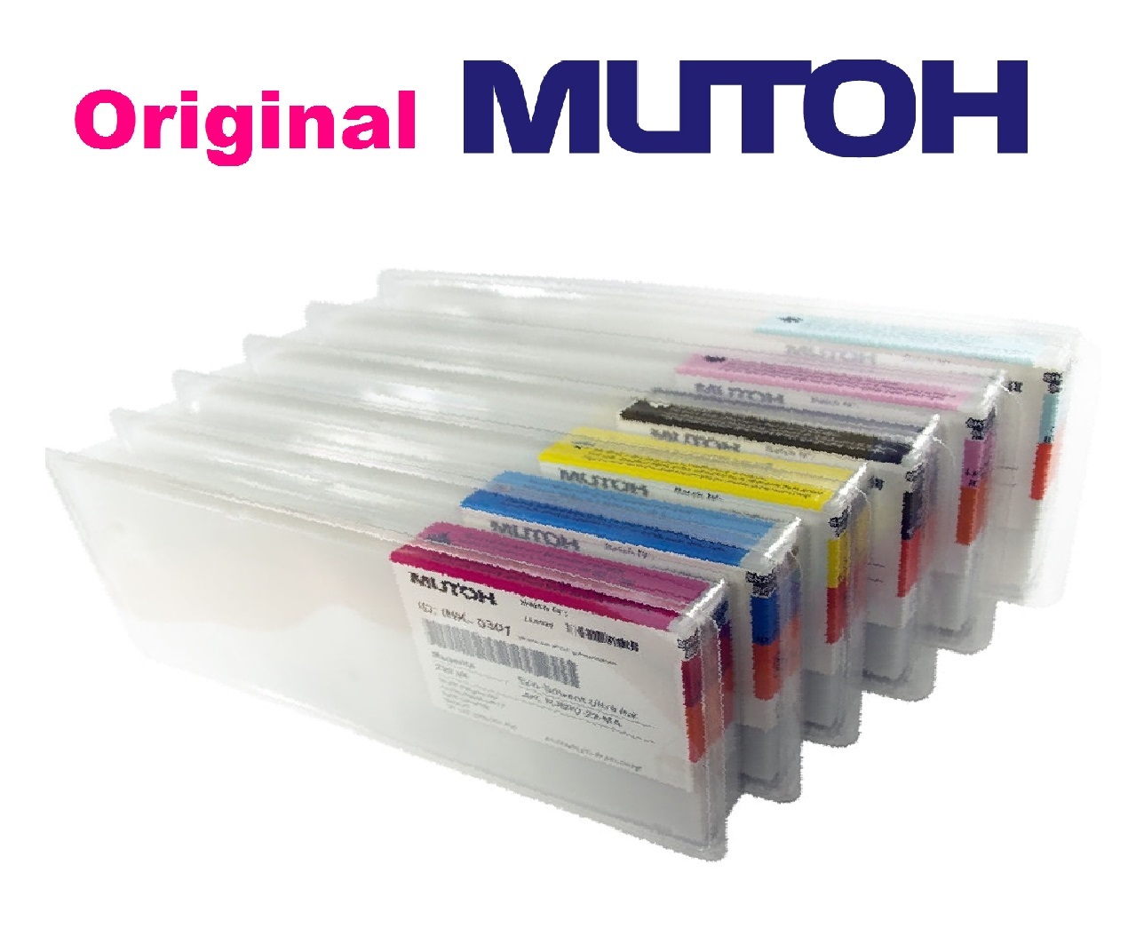 4 x Original Ink Mutoh ValueJet 1304 1324 1614 1624 Eco Solvent Ultra INK-0301