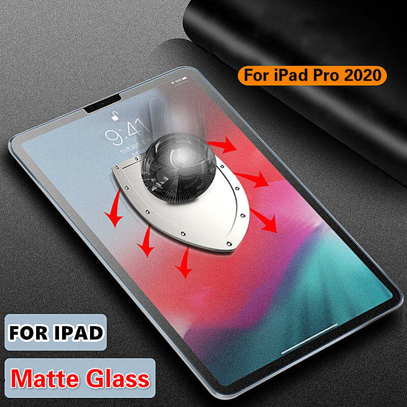Matte Tempered Glass Screen Protector For Apple iPad Pro 11" 12.9" 2020 2021