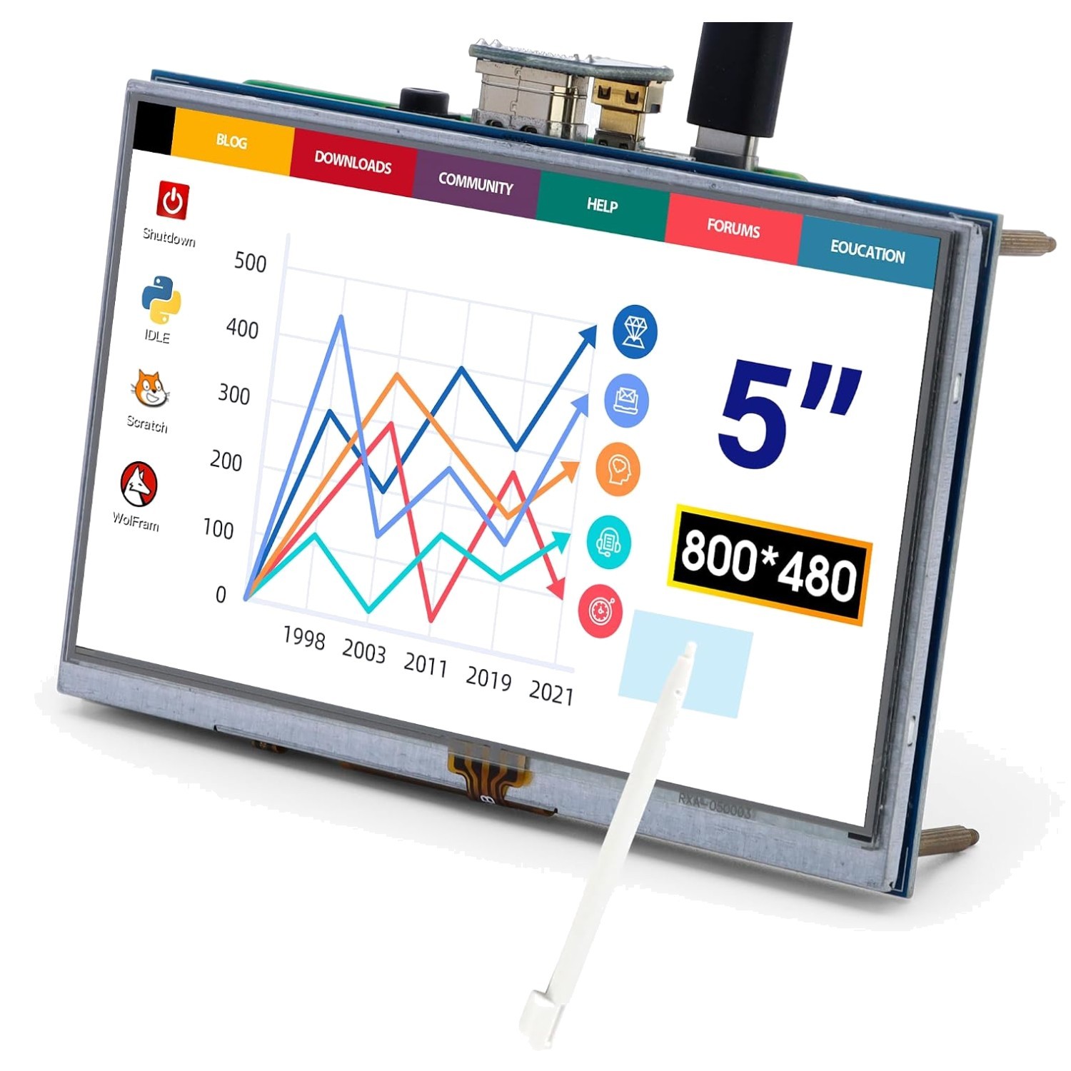 Industrial-Grade Resistive Touchscreen Monitor