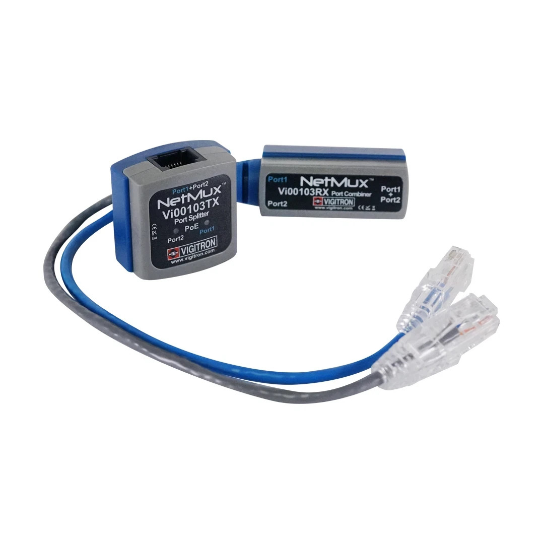 Vigitron Vi00103 NetMux Ethernet IP PoE Combiner Splitter Multiplexer NEW