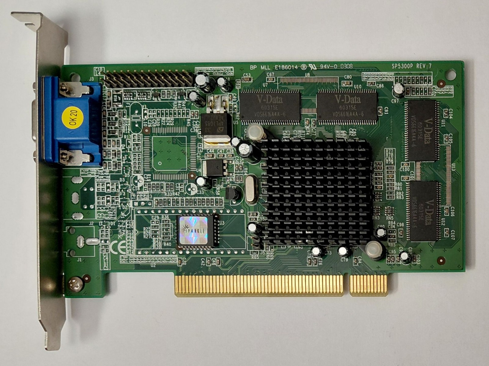 Sparkle SP5300 PCI Graphics Card (Nvidia Riva TNT2 M64, 32MB, Retro, 2003)
