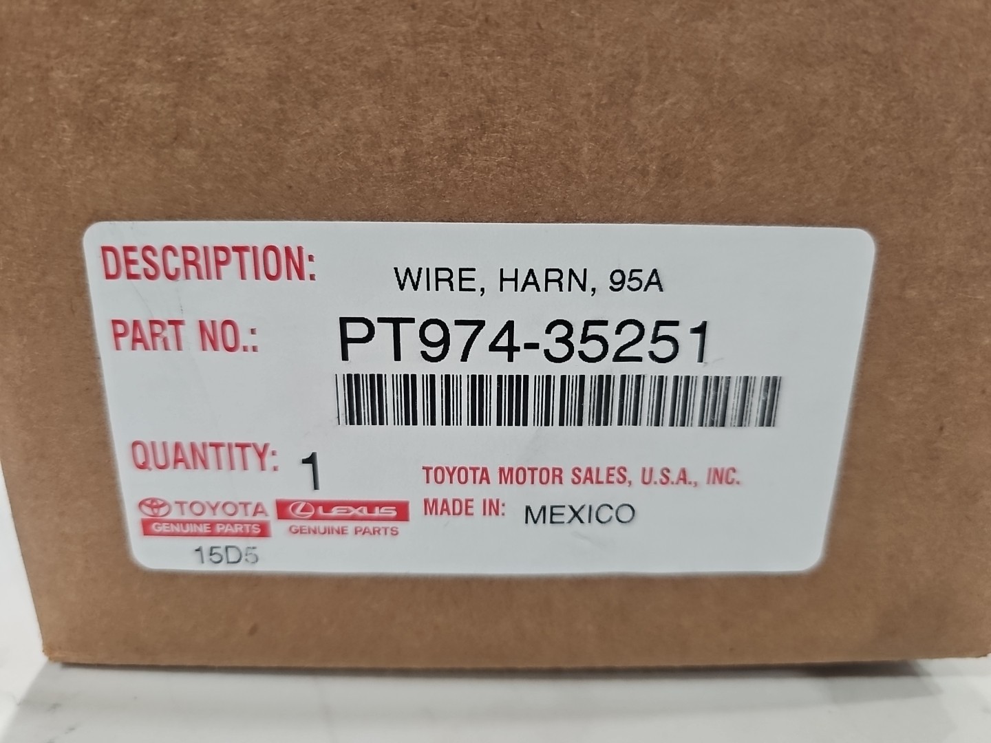 2024-Present Genuine OEM Toyota Tacoma PROWiring Harness PT974-35251 PT974-89251