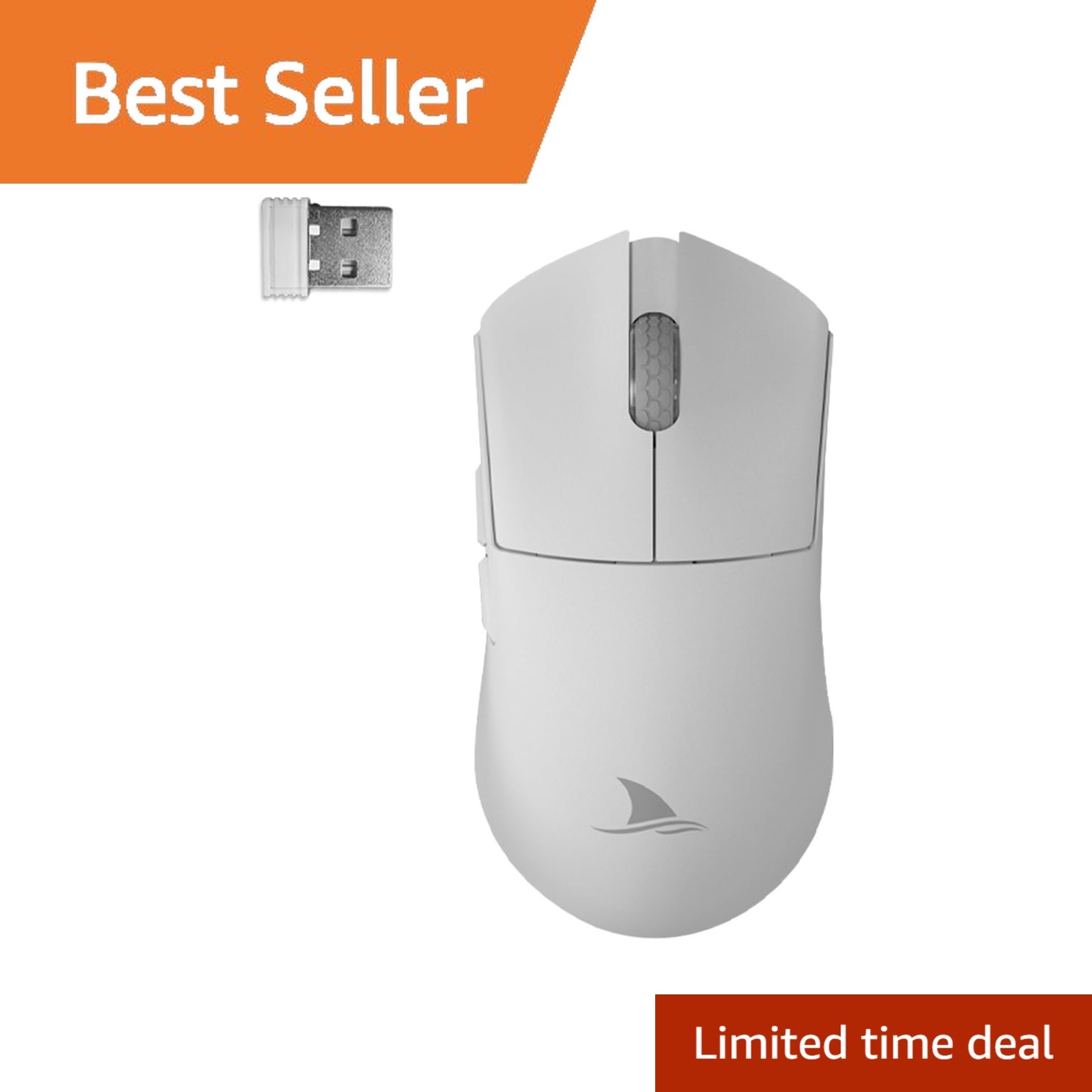 Darmoshark M3 Pro Wireless Gaming Mouse White