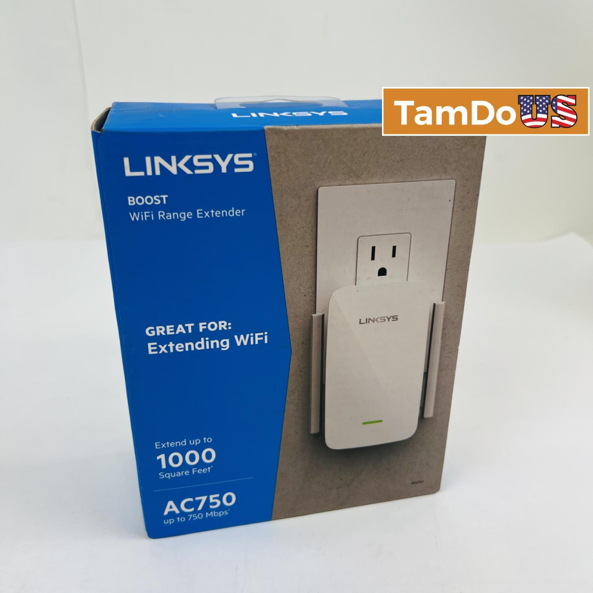 Linksys RE6300 AC750 Wi-Fi Range Extender Dual-Band Wireless Booster White