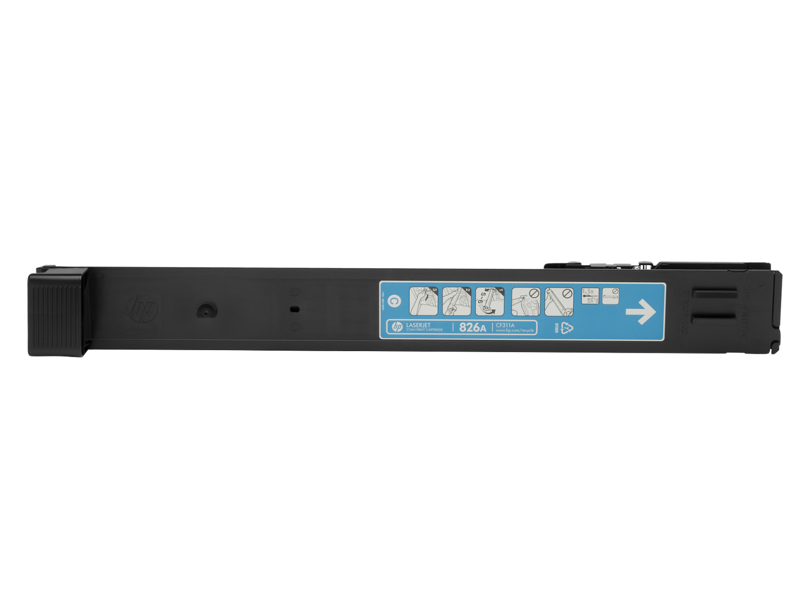 HP 826A Cyan Original LaserJet Toner Cartridge, CF311A