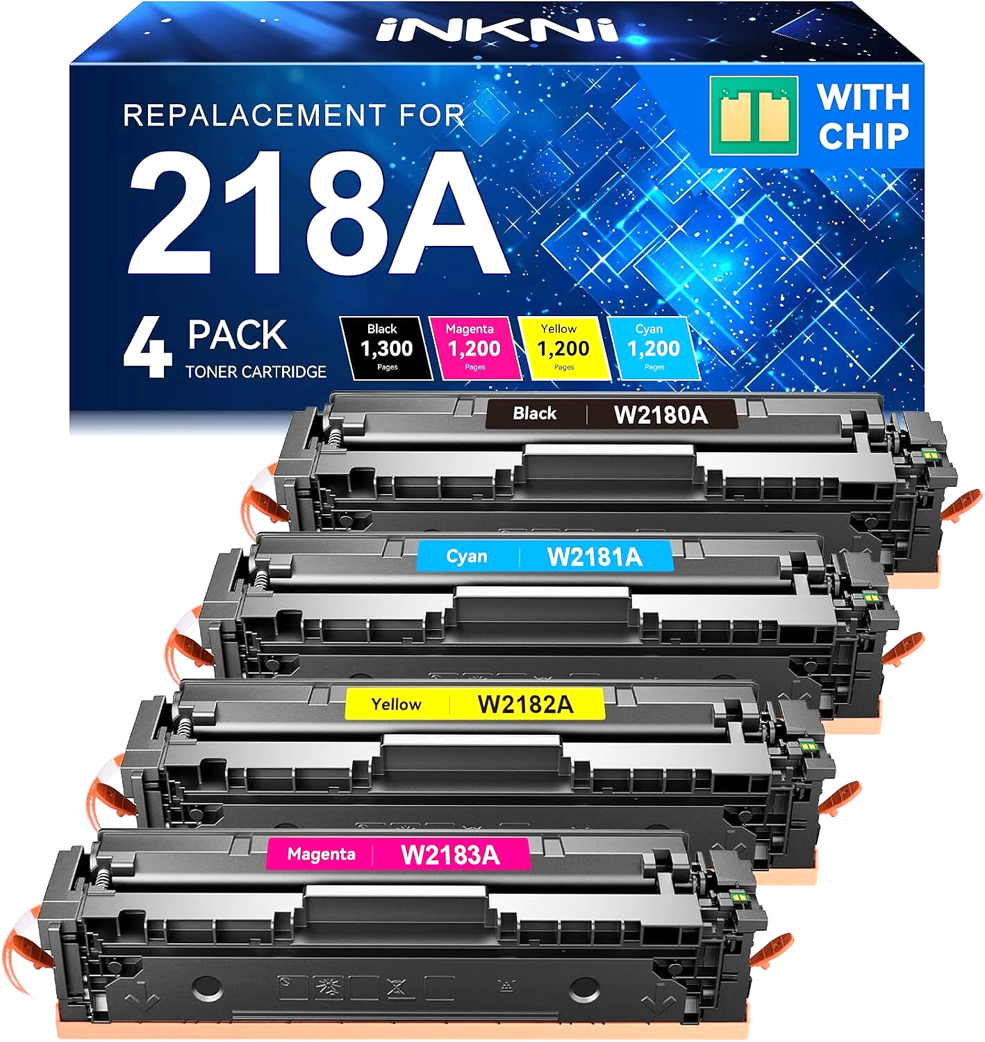 218A Toner Cartridge for HP Color LaserJet Pro MFP 3301 / 3201 Series Printers