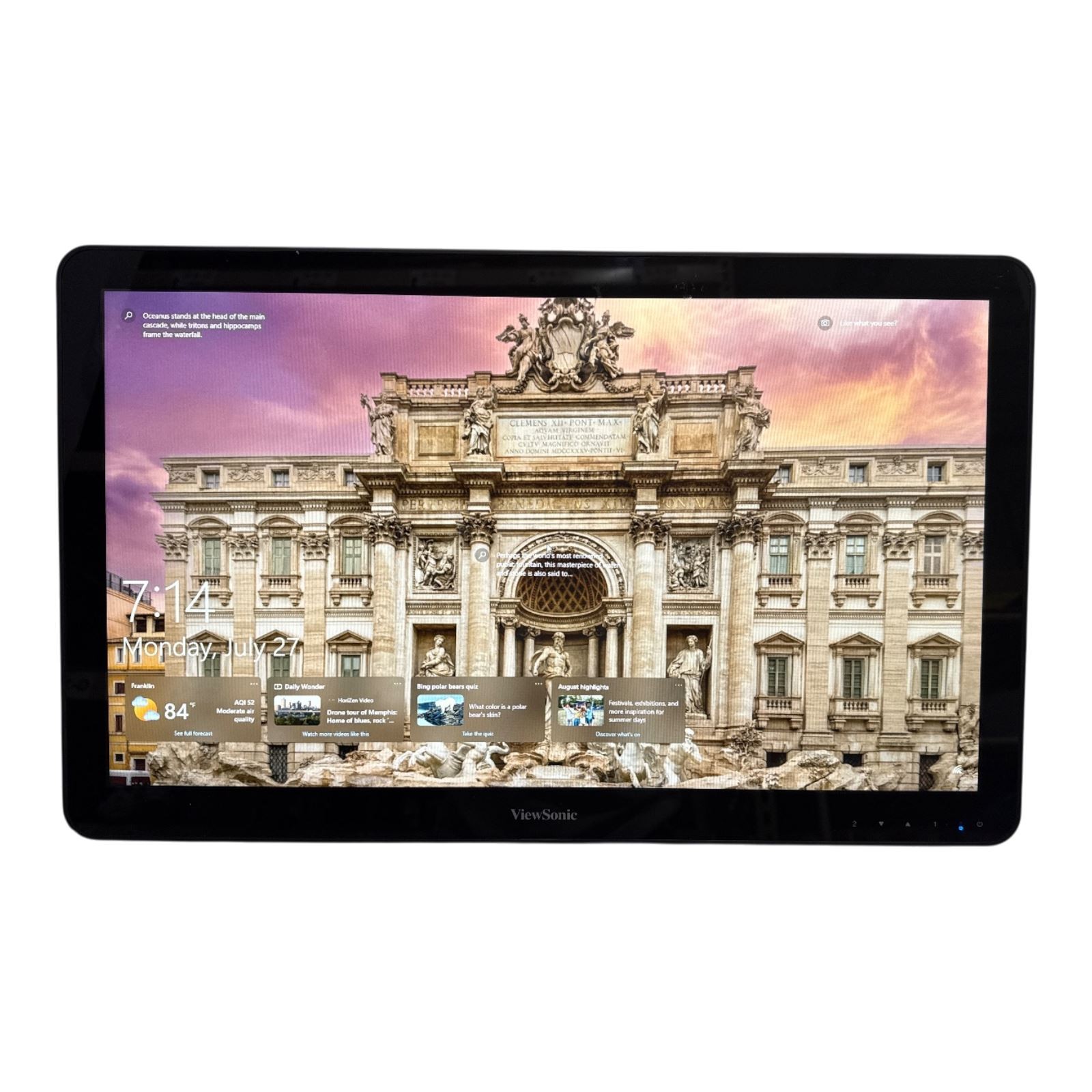 ViewSonic TD2430 24 in LCD Monitor 1920 x 1080 Grade-C