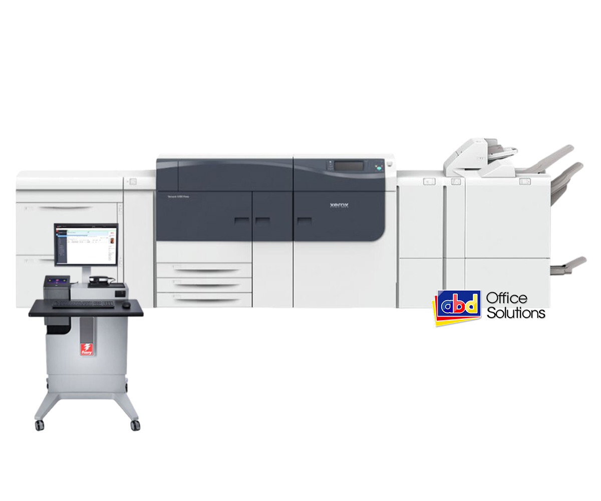 Xerox Versant 4100 Production Press w/Feeder Inserter Finisher EX-4100 Fiery