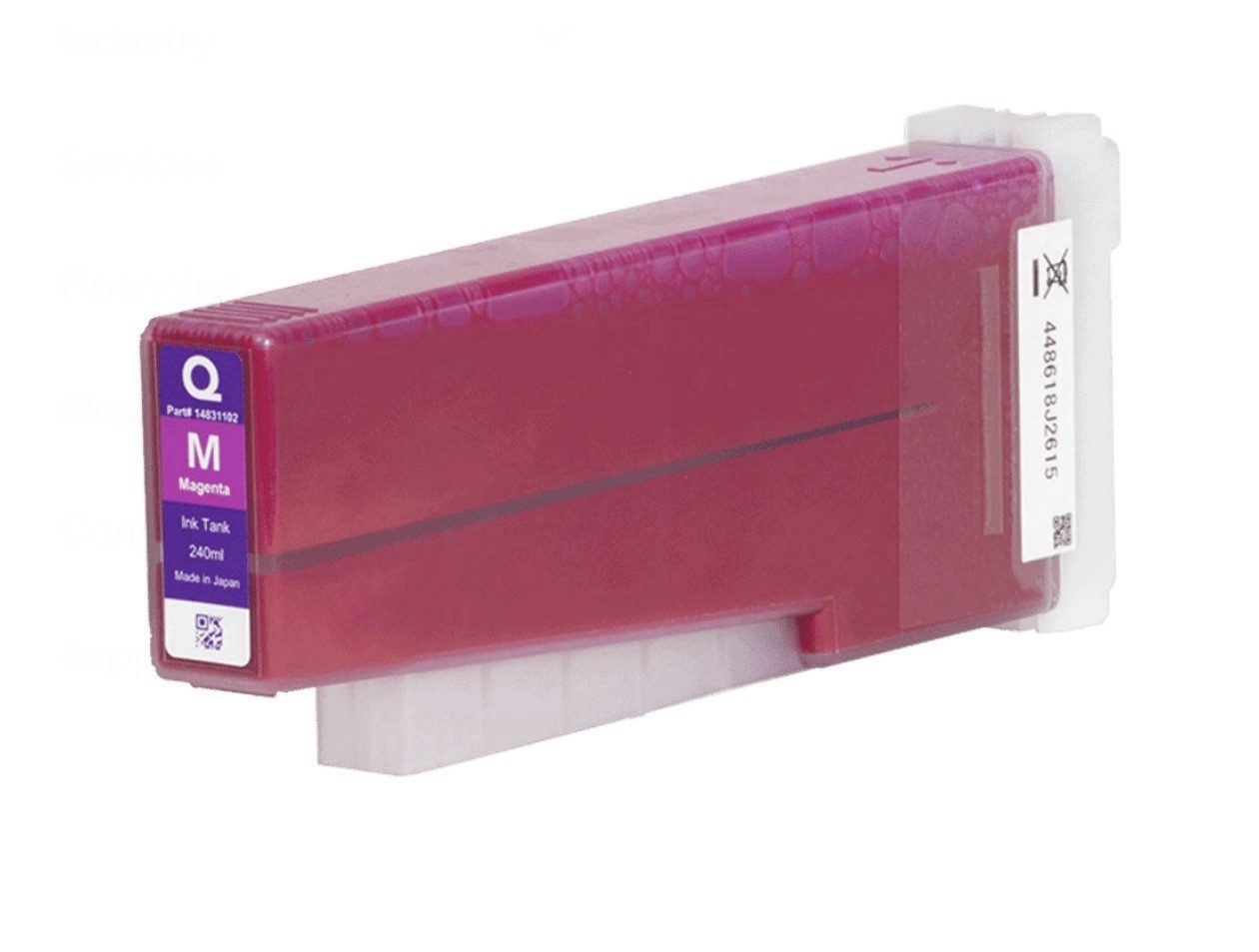 Lot Of 4 Genuine Astro-Nova QuickLabel Kiaro Ink Cartridges Magenta Cyan Yellow