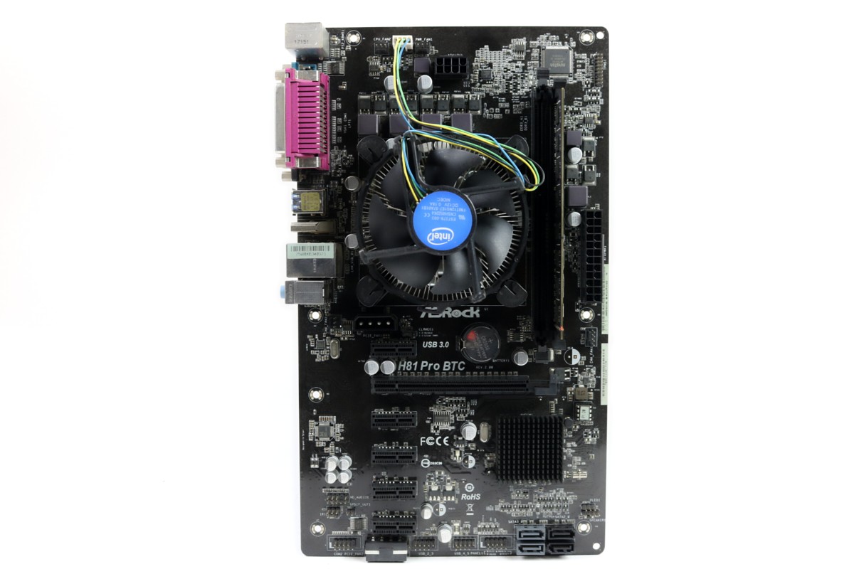 Full Kit MB/CPU/RAM - ASRock H81 Pro BTC Intel Mining Motherboard | Fast Ship...