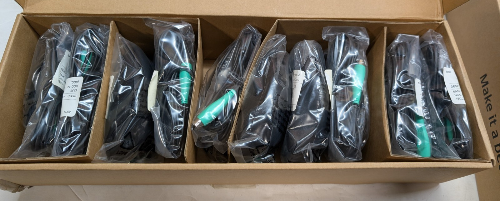 10x Logitech M-SBF96 Optical Mouse Black PS/2 953688-1403 Sealed OEM NOS