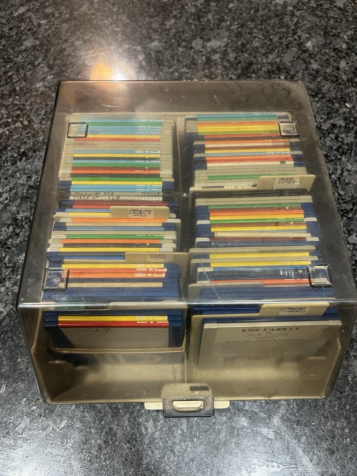 Atari St Diskette Lot Spot Tested Utilities Back Up Games Icd 105 Disks Spot Tst