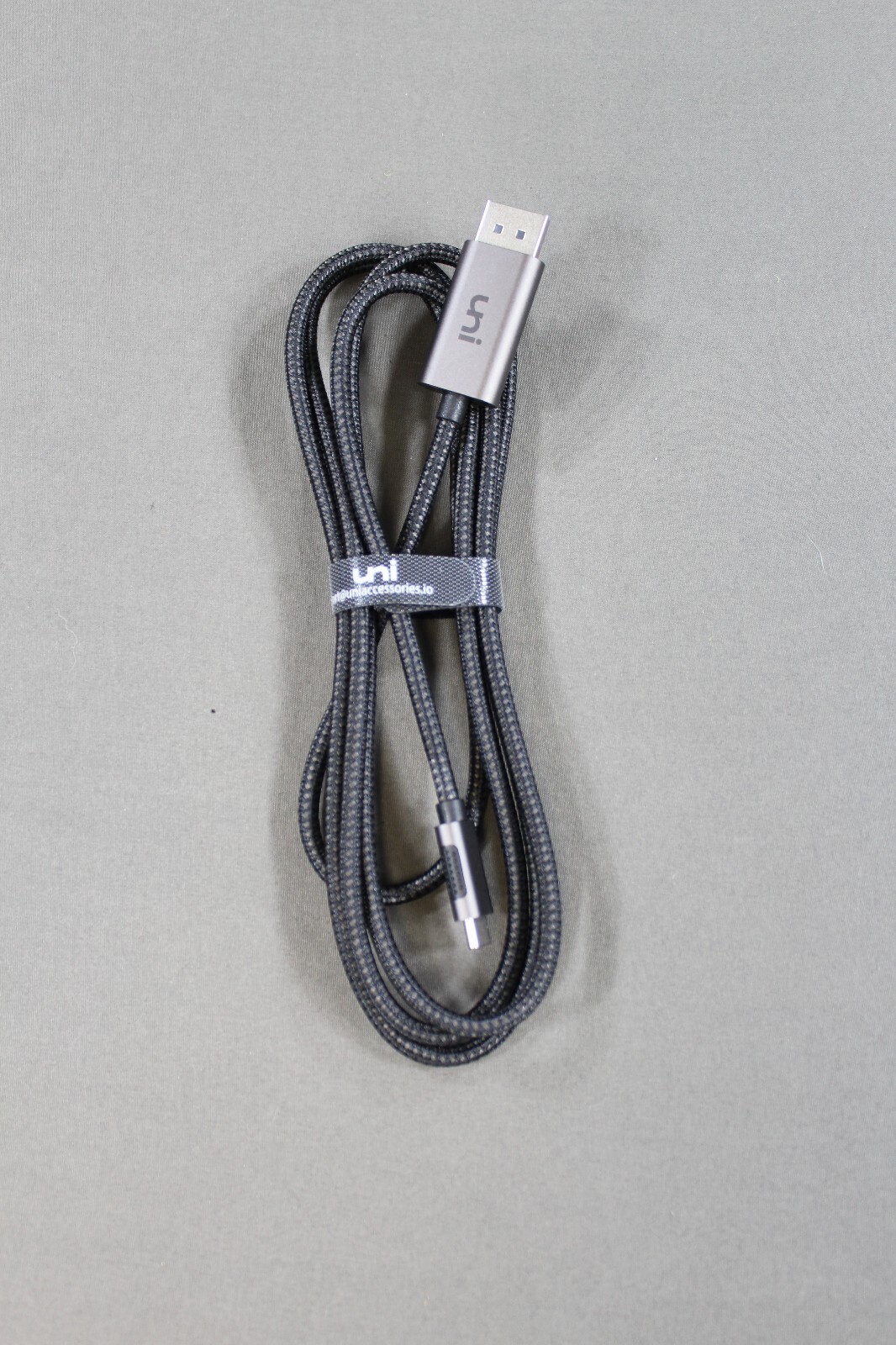 Uni Braided USB-C to USB-C Fast Charging Cable Black 3ft