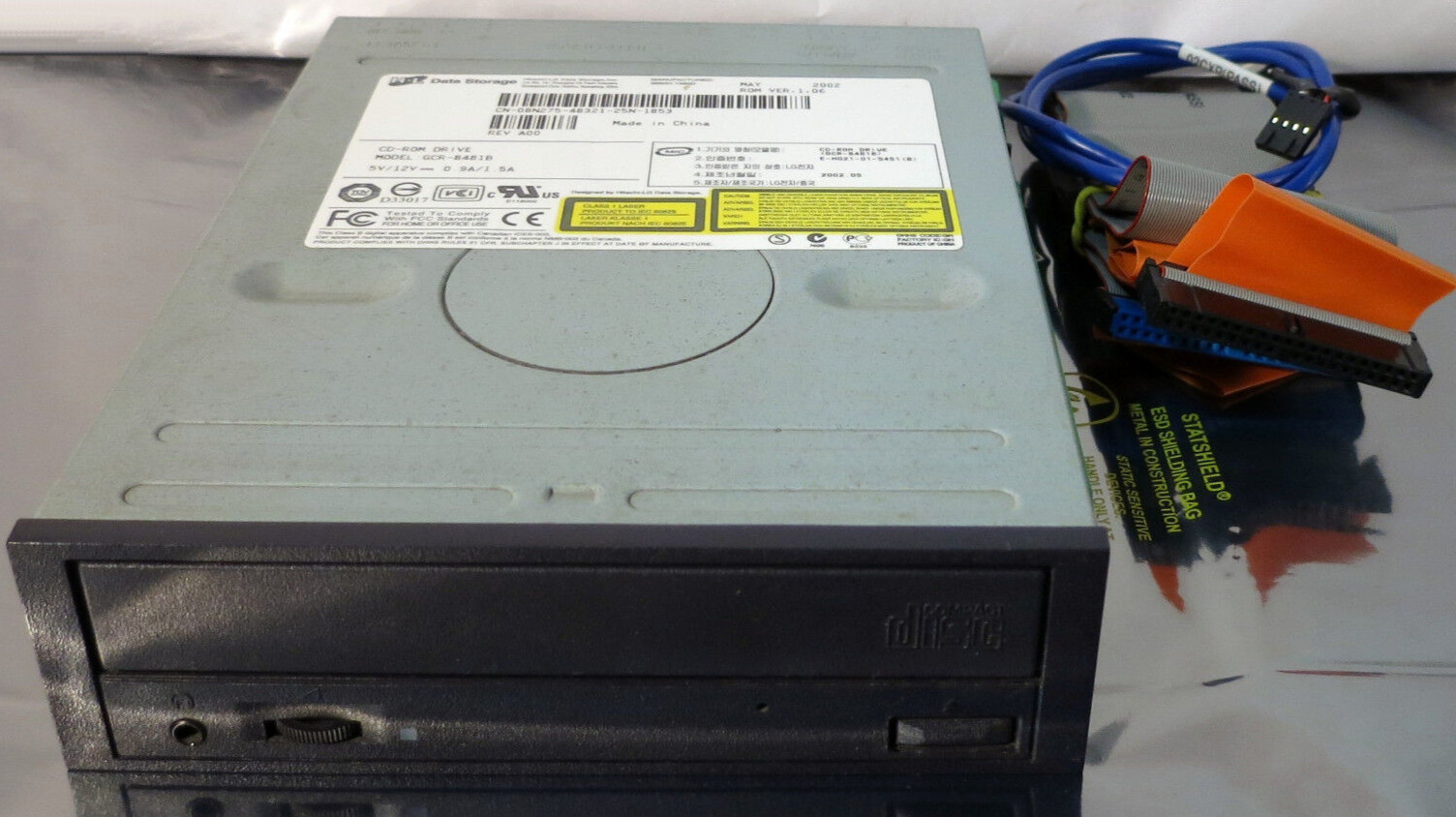 Hitachi - LG Data Storage Devices CD-ROM Drive Model GCR-8481B, Dell 08N275