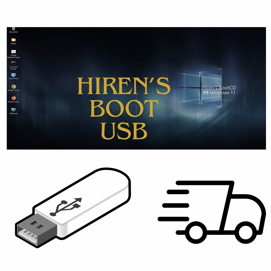 Hiren's Boot Bootable USB For PC and Laptop