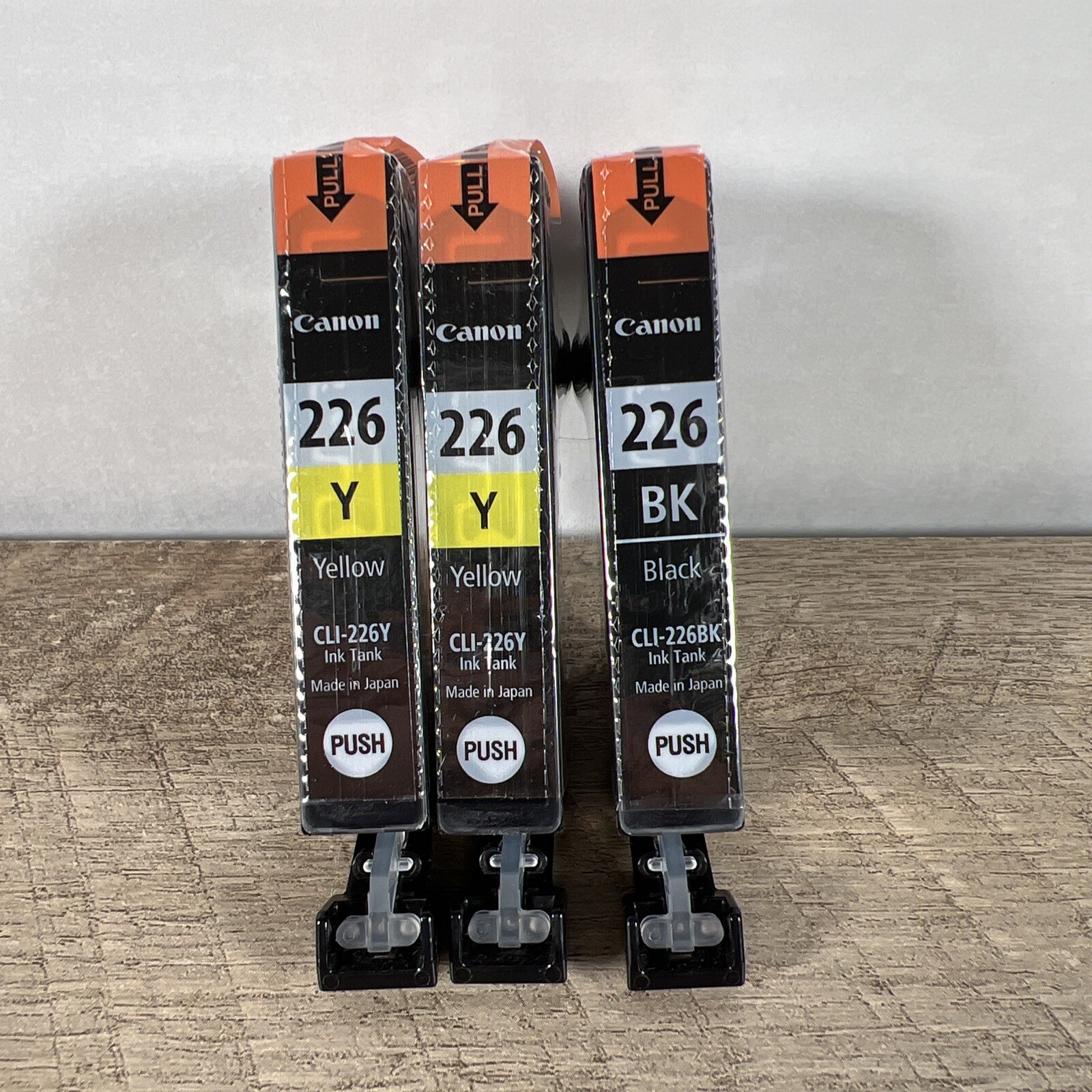 GENUINE Canon CLI226 Ink 3 Pack PIXMA iP4820 IP4850 iP4950 MG5320 No Box