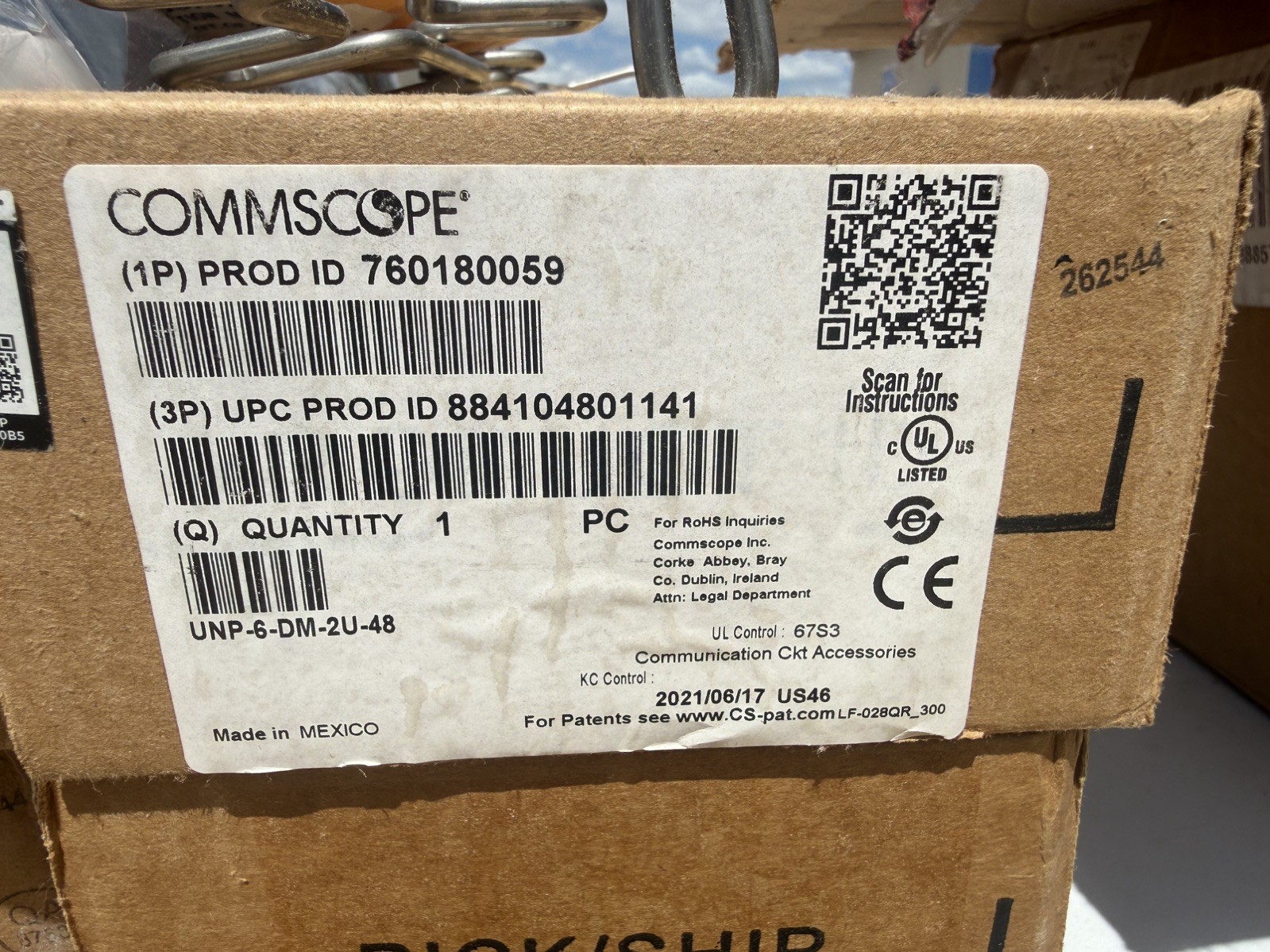 760180059 | UNP-6-DM-2U-48, CommScope