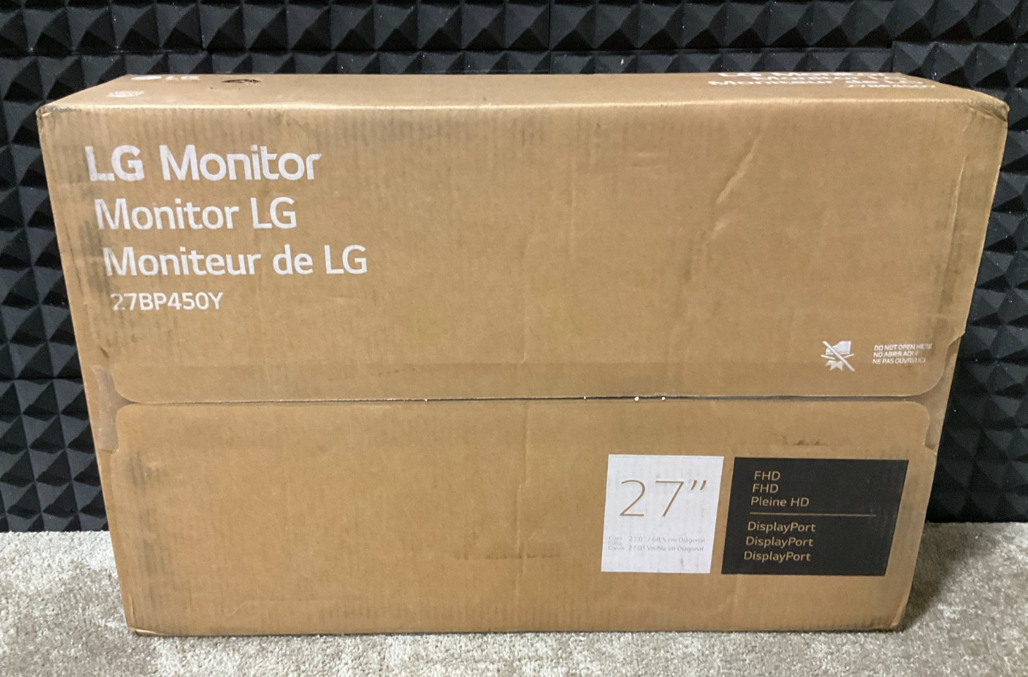 LG 27" LED LCD Monitor 1080p 27BP450Y-I ✅ ❤️️ ✅ ❤️️ OPEN BOX