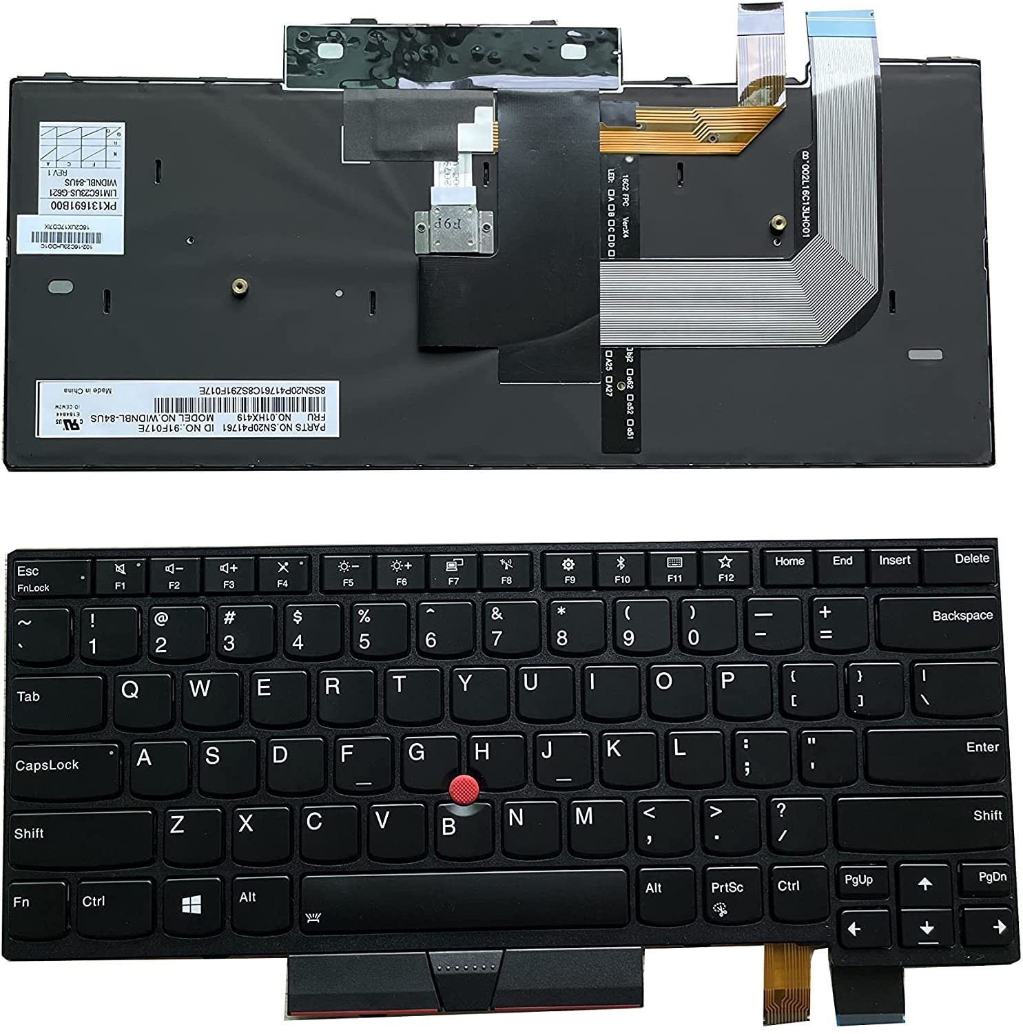 New Genuine Keyboard for Lenovo Thinkpad T470 T480 20L5 20L6 Backlit US