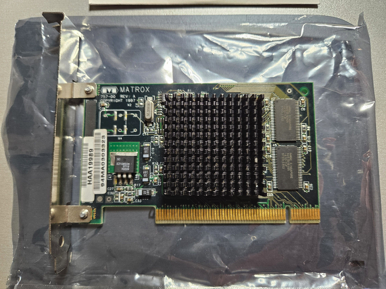 Retro 3d Addon Card MATROX M3D 757-00 POWER VR PCX2 no 3dfx tested working