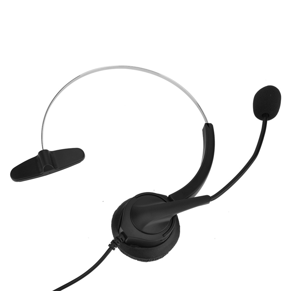Cordless Phone Headset Noise Cancelling 2.5mm Telephone Headset Ca Fit