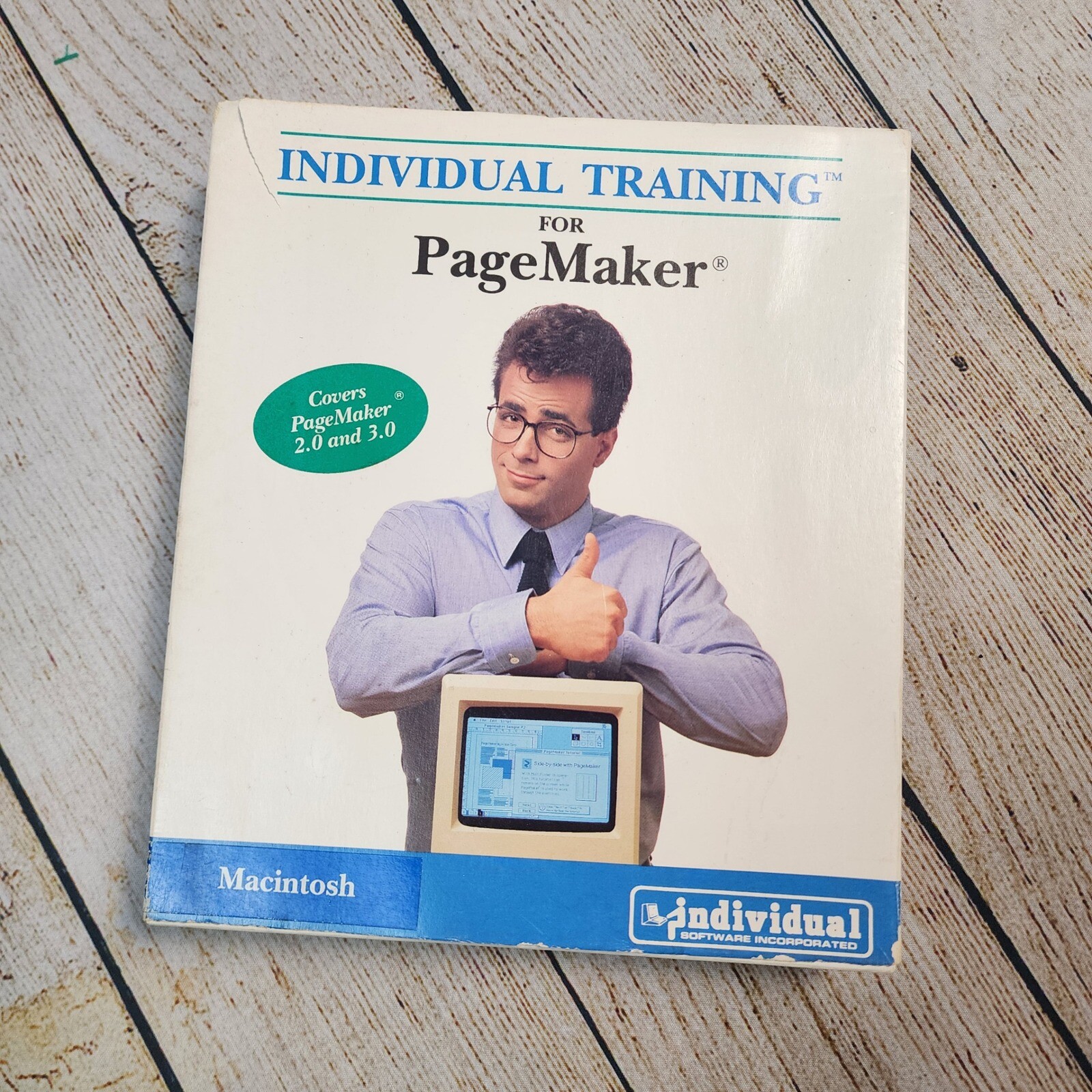 Retro Individual Training for Pagemaker 2.0 & 3.0 Macintosh Software Disks