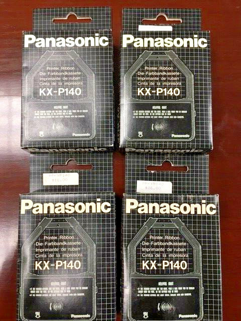 Panasonic KX-P140 Printer Ribbon, brand new (4 qty.), 