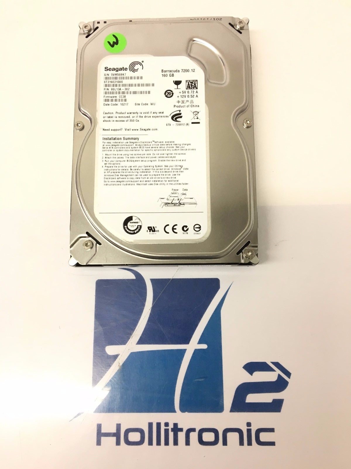 Seagate Barracuda 7200.12 160GB ST3160318AS (9SL13A-302) 3.5" SATA HDD