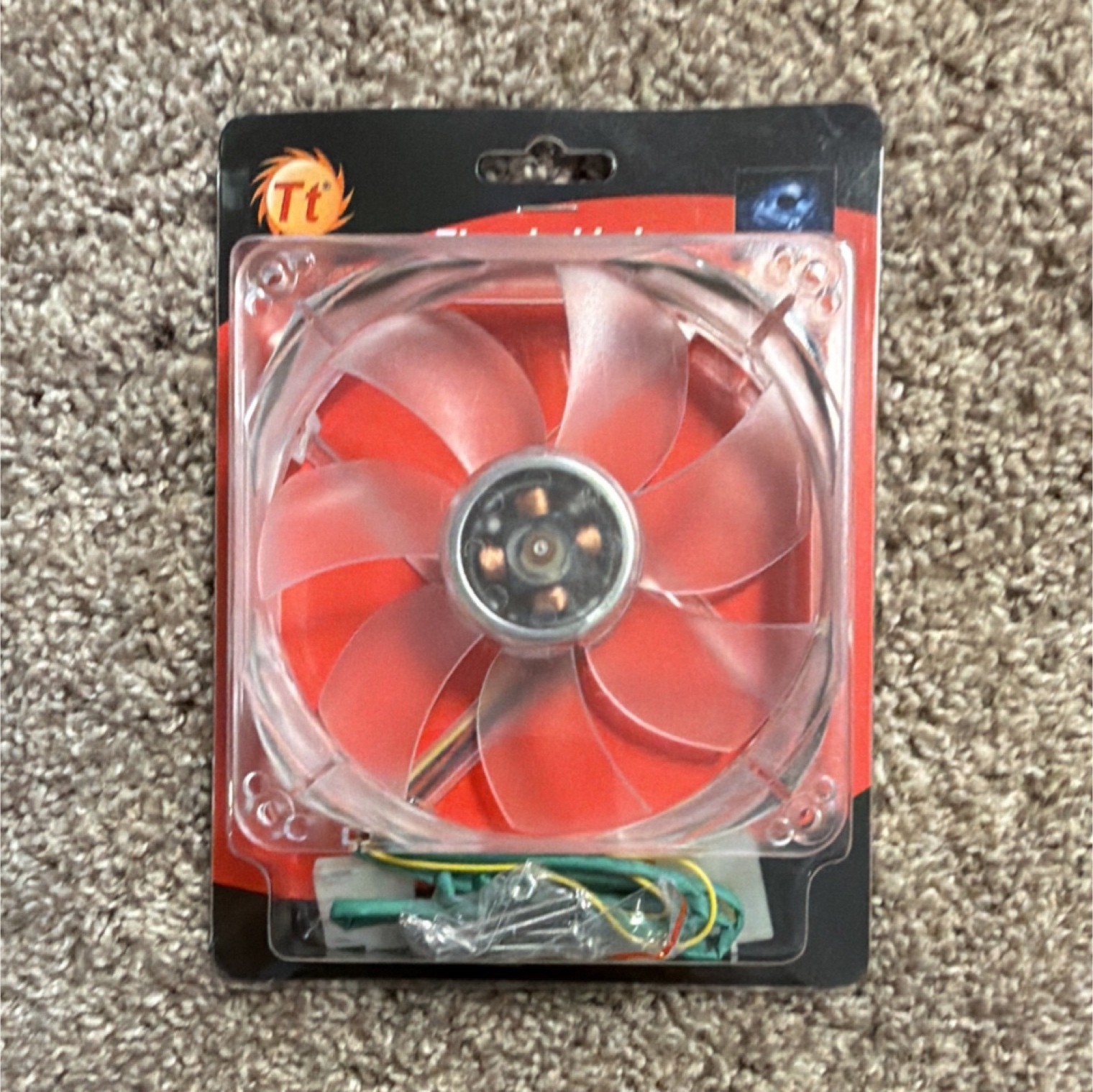 Thermaltake Thunderblade 120mm Blue LED Case Fan 78CFM 2000RPM 4-Pin