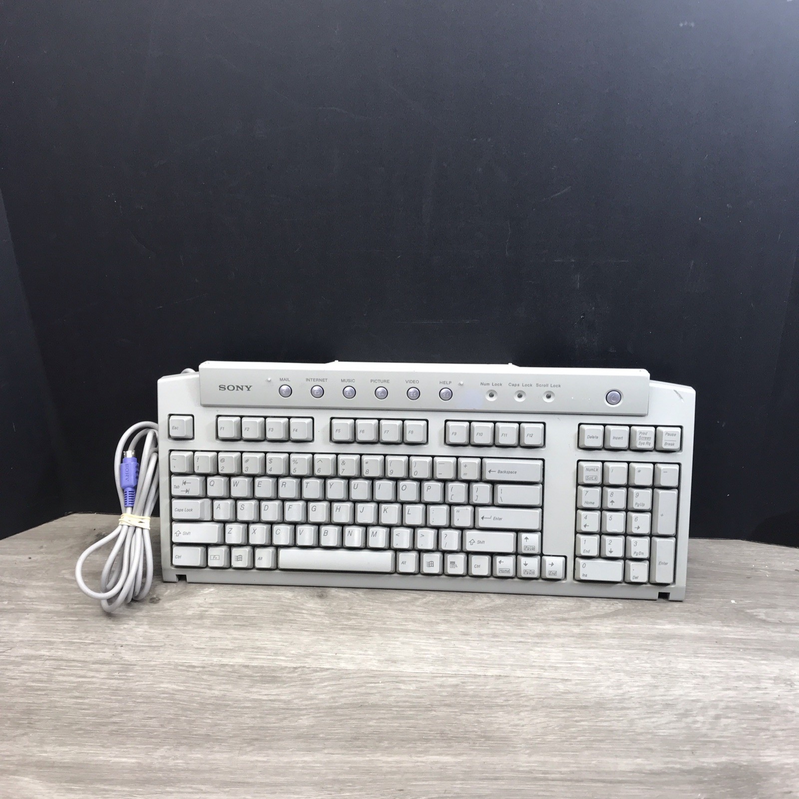 SONY VAIO PCVA-KB1P/UB WIRED KEYBOARD GRAY