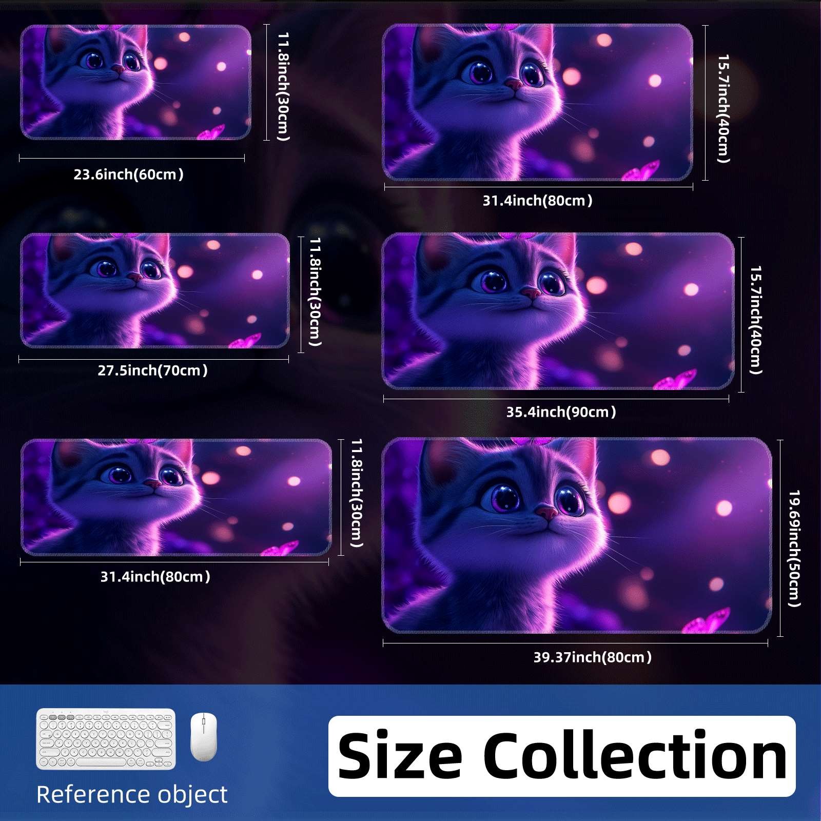 1pc XXL Gaming Table Mat - Large Mouse and Keyboard Mat, Mouse Mat, Desk Mat,