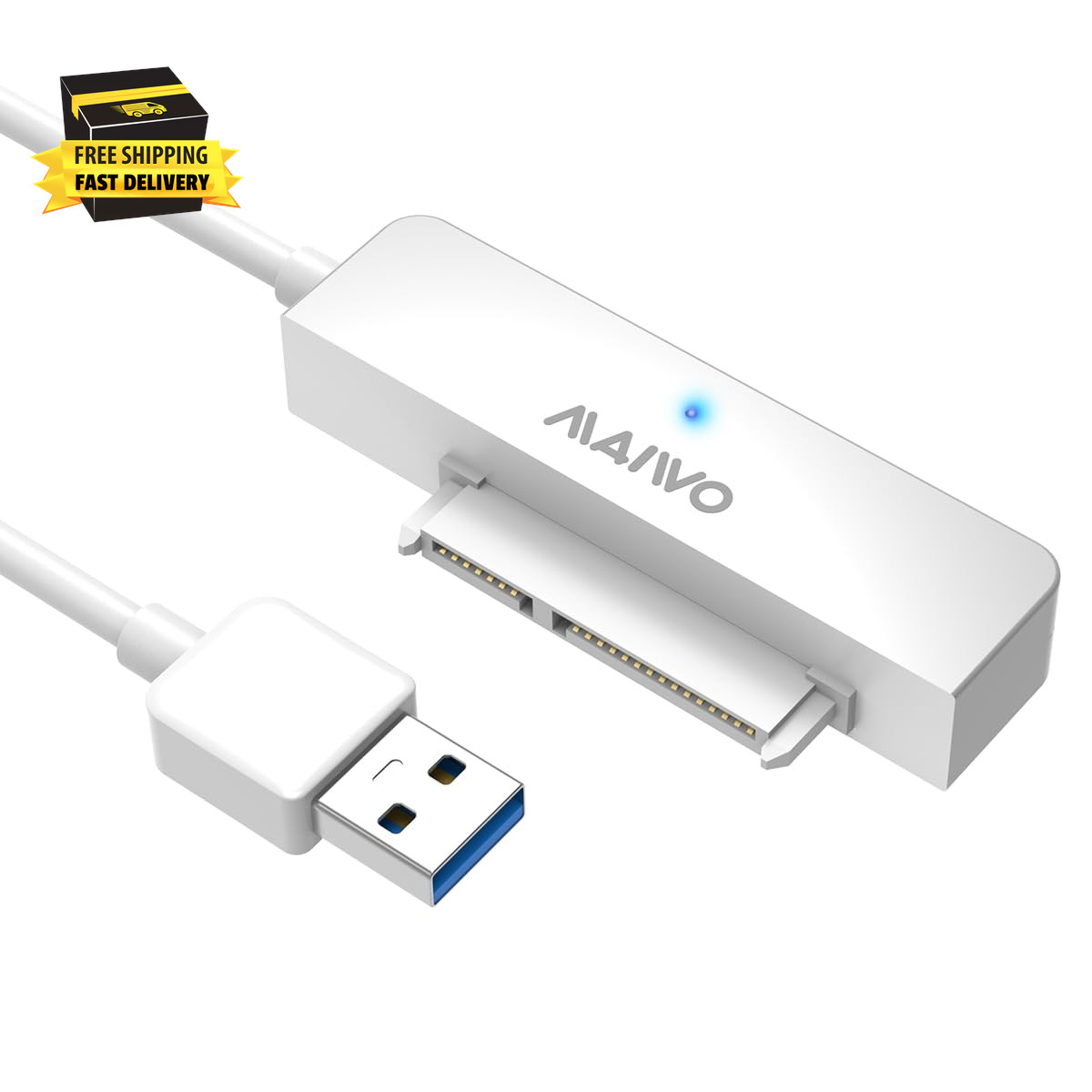 SATA to USB Cable, USB 3.0 to 2.5 Inch SATA I/II/III Hard Drive Adapter, USB Typ