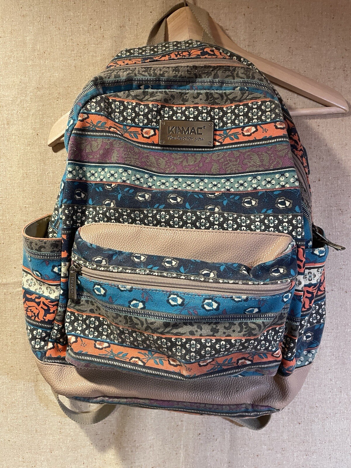 Kinmac Bohemian Boho Water Resistant Laptop Backpack cushioned Straps Book bag