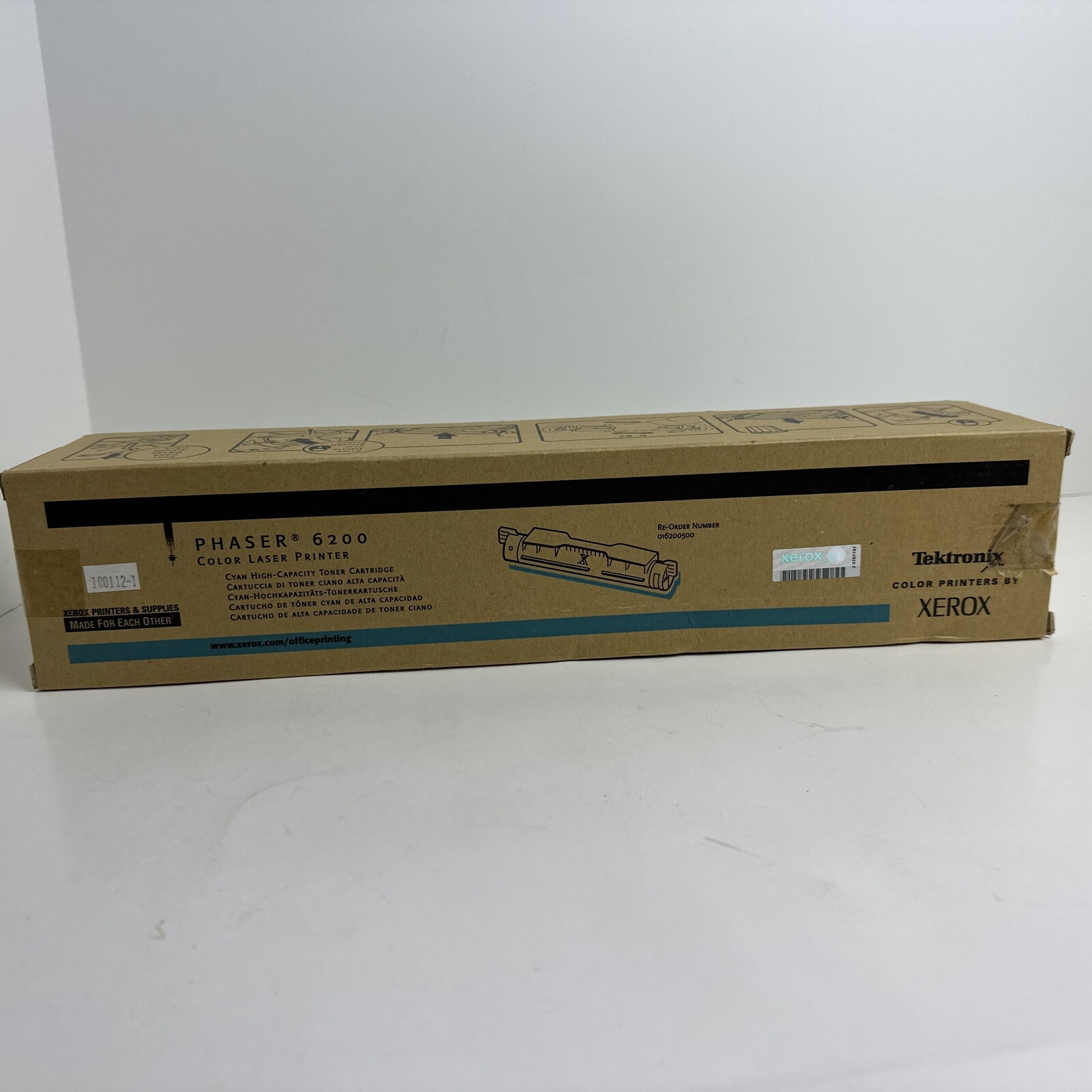 NEW Genuine Xerox Standard Yield Cyan Toner Phaser 6200 016200100 