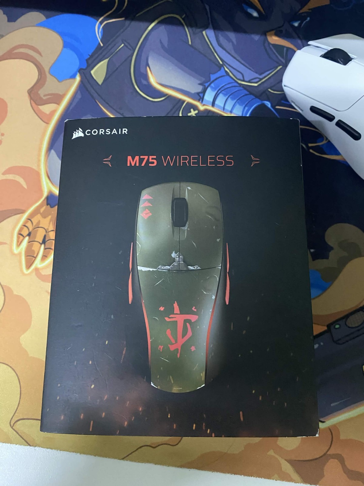 DOOM The Dark Ages CORSAIR M75 Wireless Gaming Mouse Limited Edition Open Box