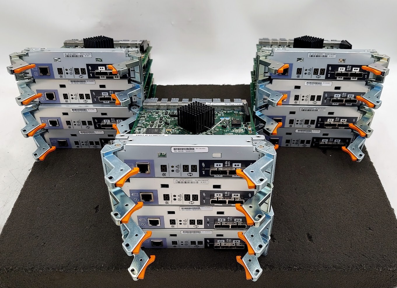 LOT OF 12 EMC 6GB SAS LCC Network Controller Module P/N: 303-104-000E