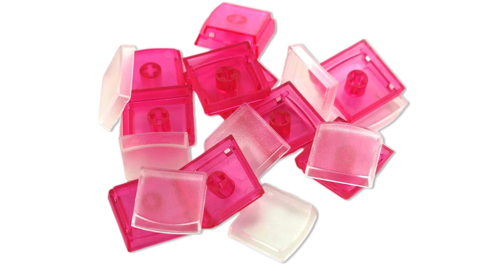 Keycap Cherry MX Compatible 1x1 Red Switch Stem Gaming Keycaps 10 PCS Pack