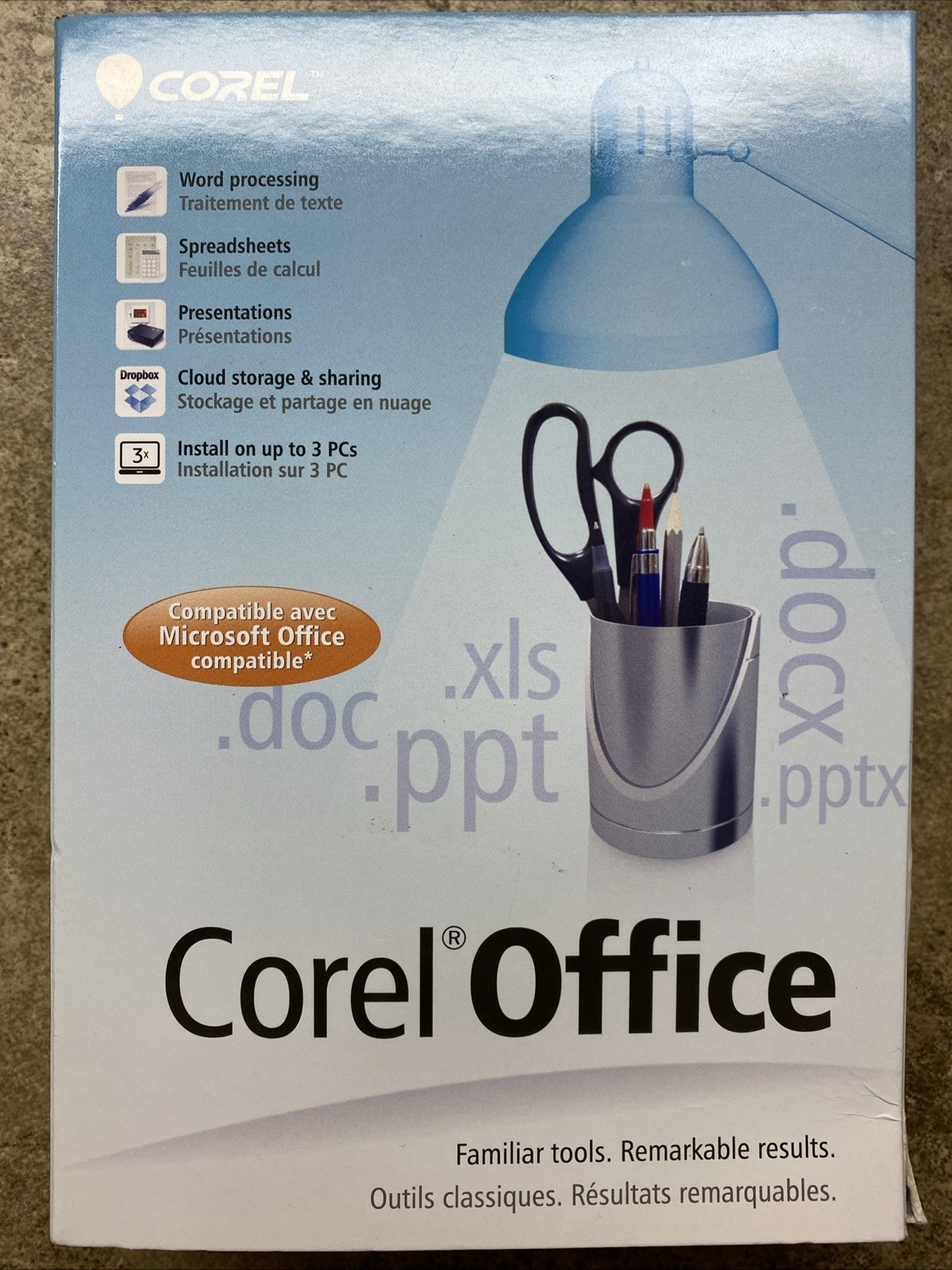 Corel Office v.5.0 - Complete Product - 1 User SEALED RETAIL BOX 