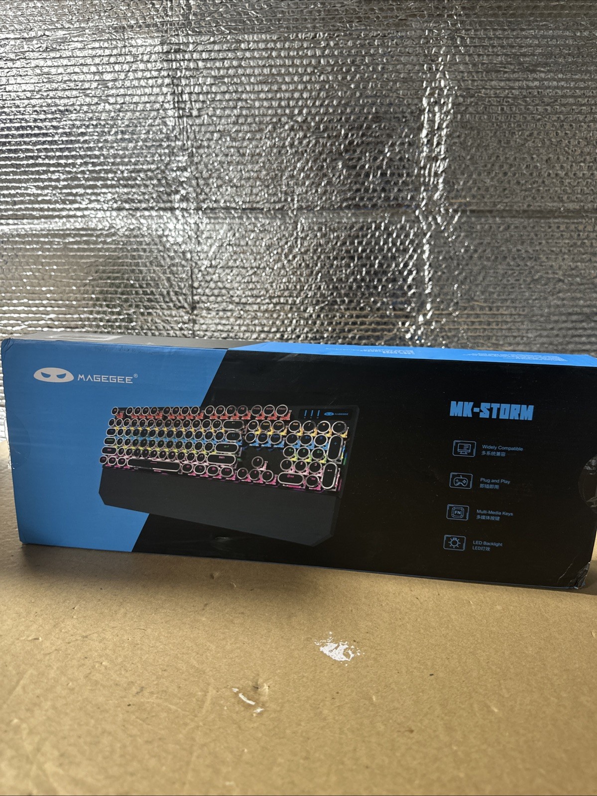 MageGee MK-STORM Gaming Keyboard and Mouse Bundle RGB LED Wired Ergonomic