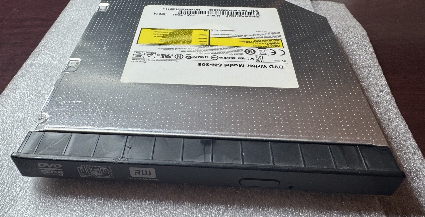 OEM HP Model SN-208HP DVD/CD Internal Drive Player/Recorder DVD Writer