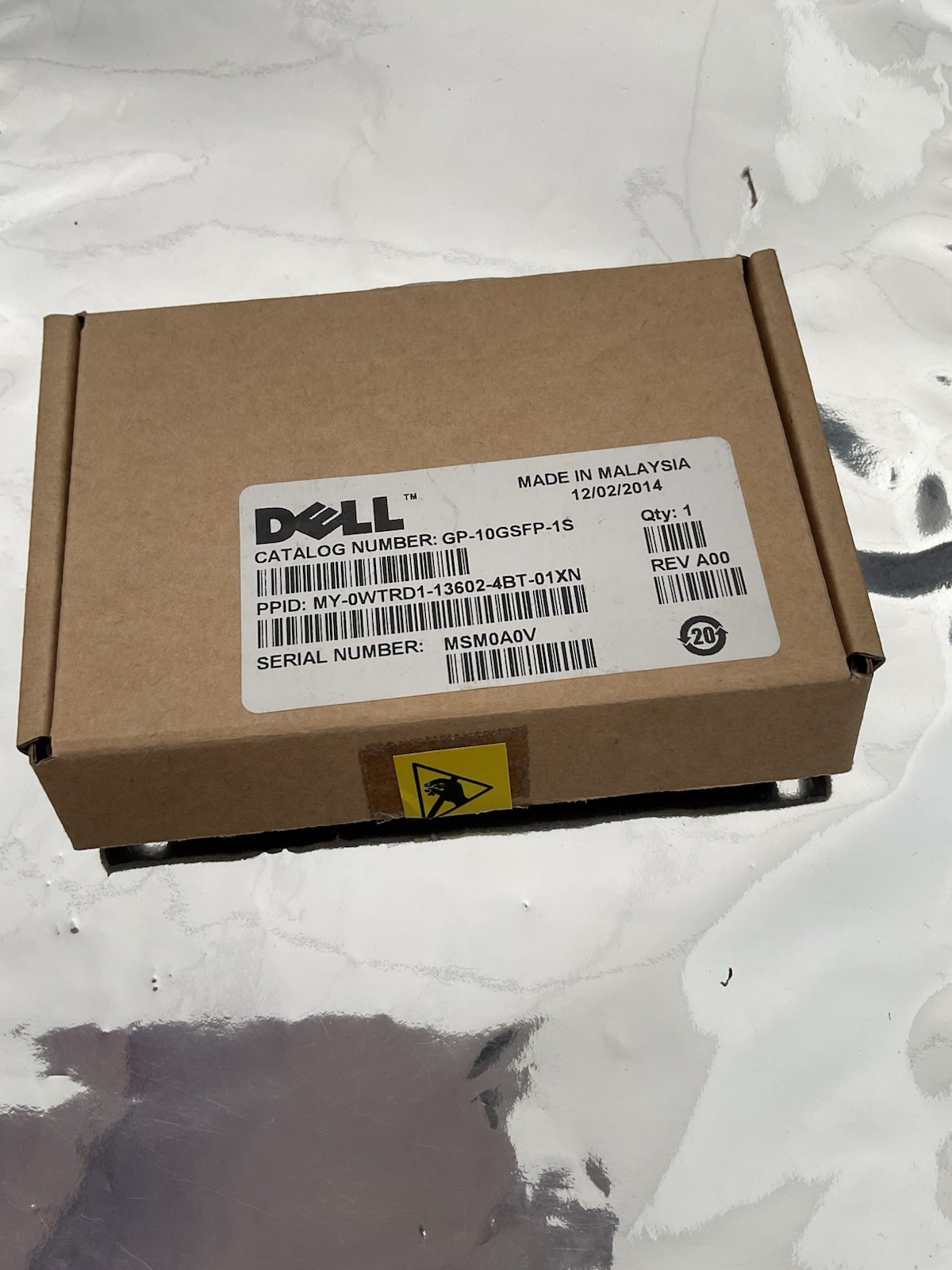 Dell 10 Gigabit SFP+ Transceiver 462-3623 GP-10GSFP-1S 0WTRD1  NEW
