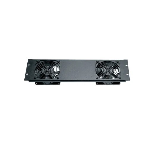 New Sealed Middle Atlantic QFP-2 Quiet Fan Panel 100 CFM Brushed Black 3 RU