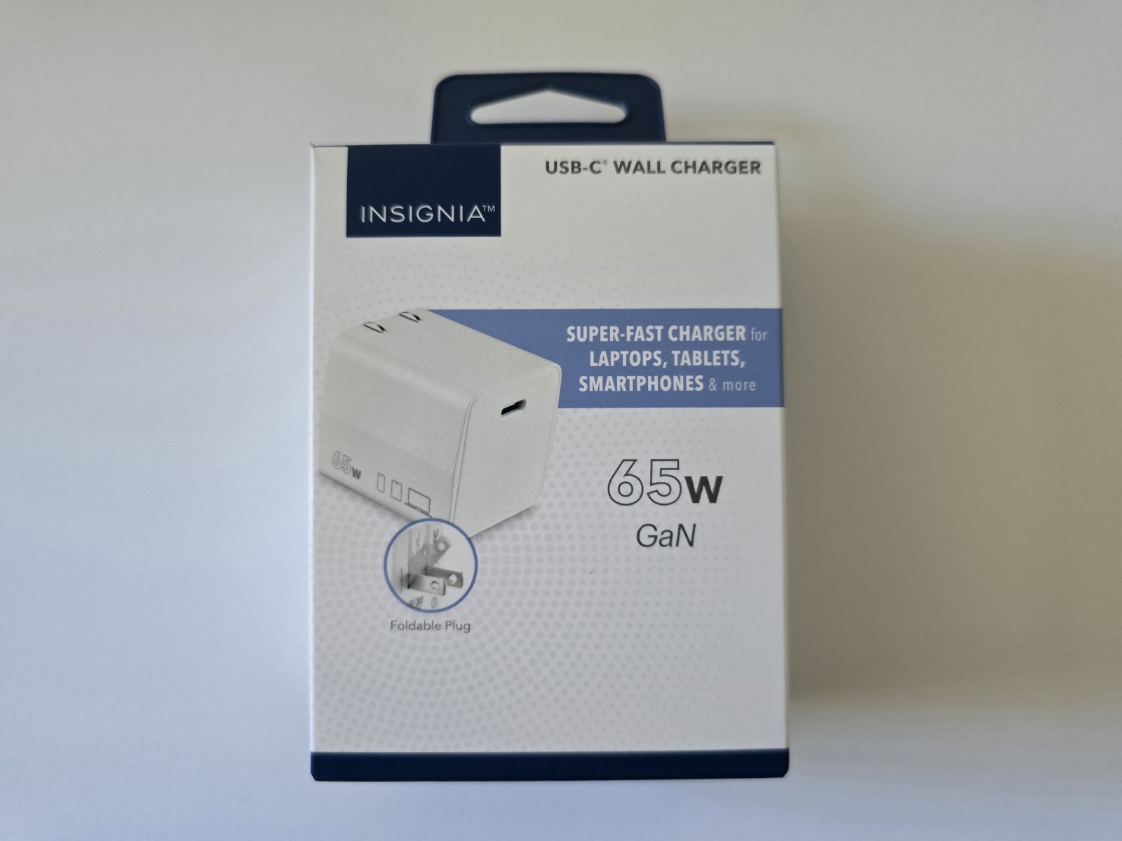 Insignia 65W USB-C Wall Charger MacBook Pro iPad Tablets Phones Laptops SEALED