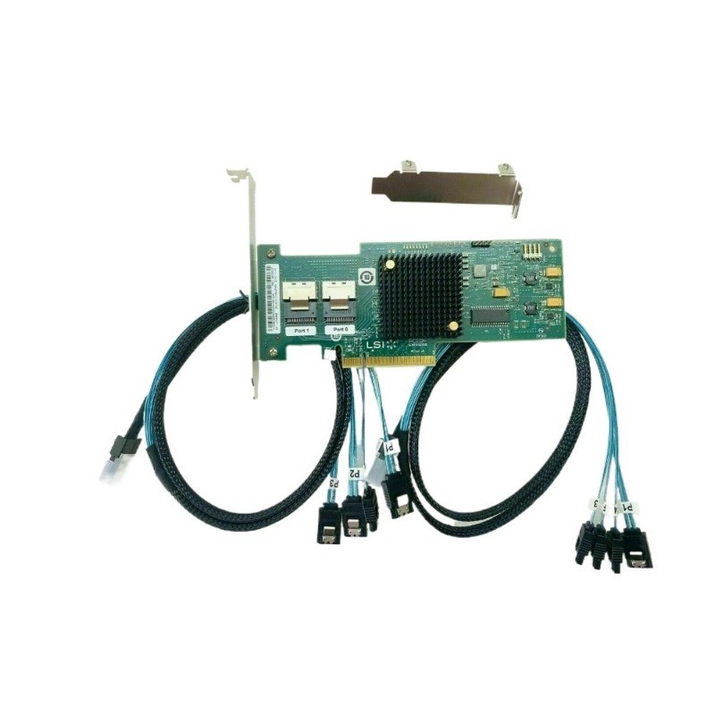 SAS2008 6Gbs HBA LSI 9211-8i IT Mode ZFS FreeNAS unRAID +2*SFF-8087-SATA 90CM US